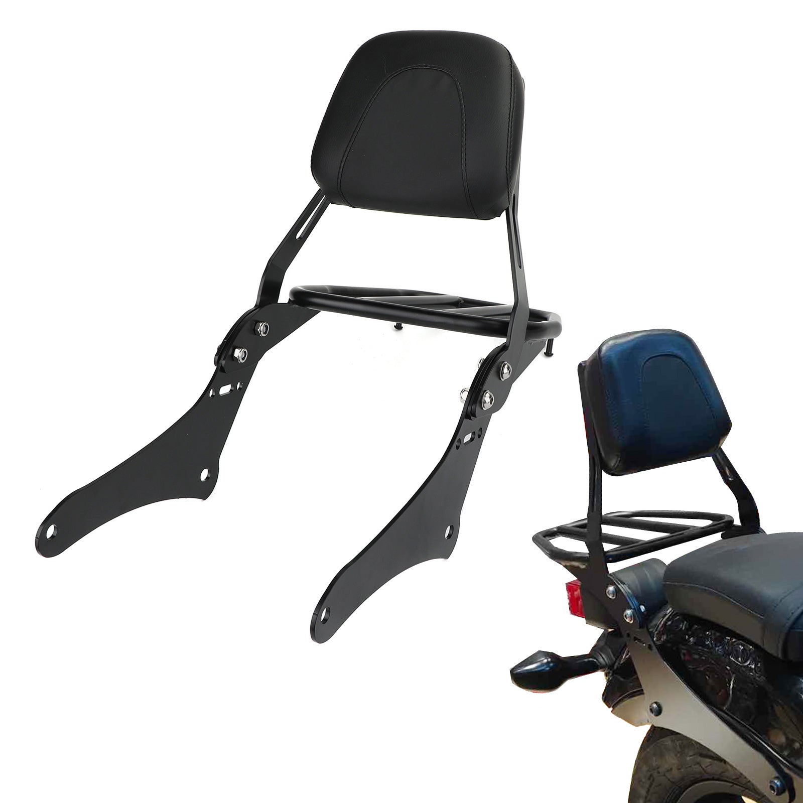 17-20 Honda Rebel CMX300 CMX500 Pasażerka Sissy Sissy Bar z bagażnikiem