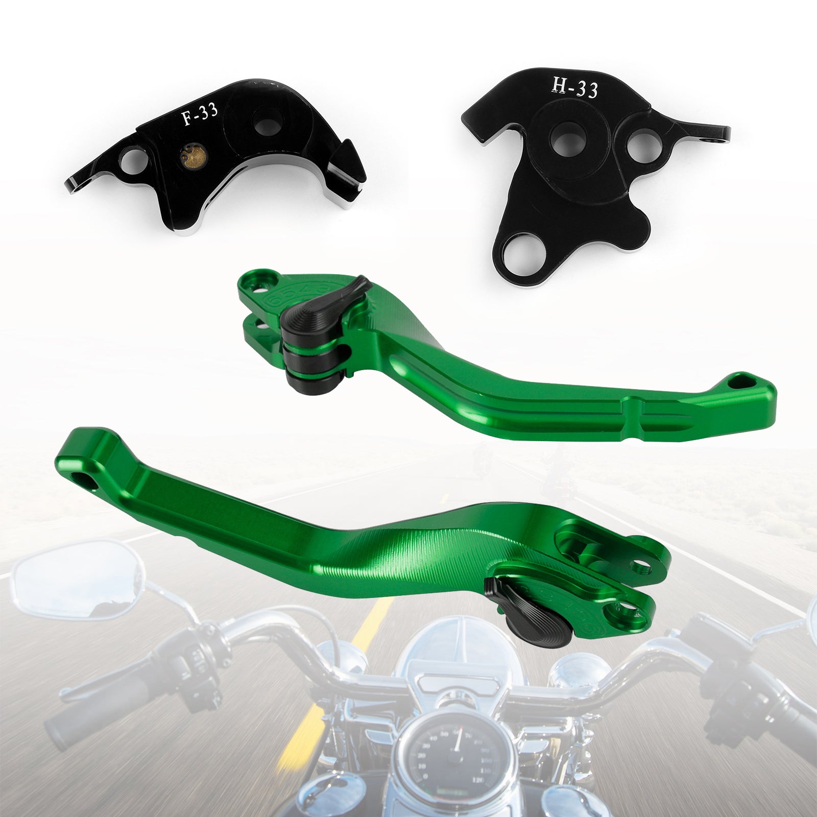 CNC Short Clutch Brake Lever Fit til Honda CB1000R 08-2016 CBR1000RR 2004-07