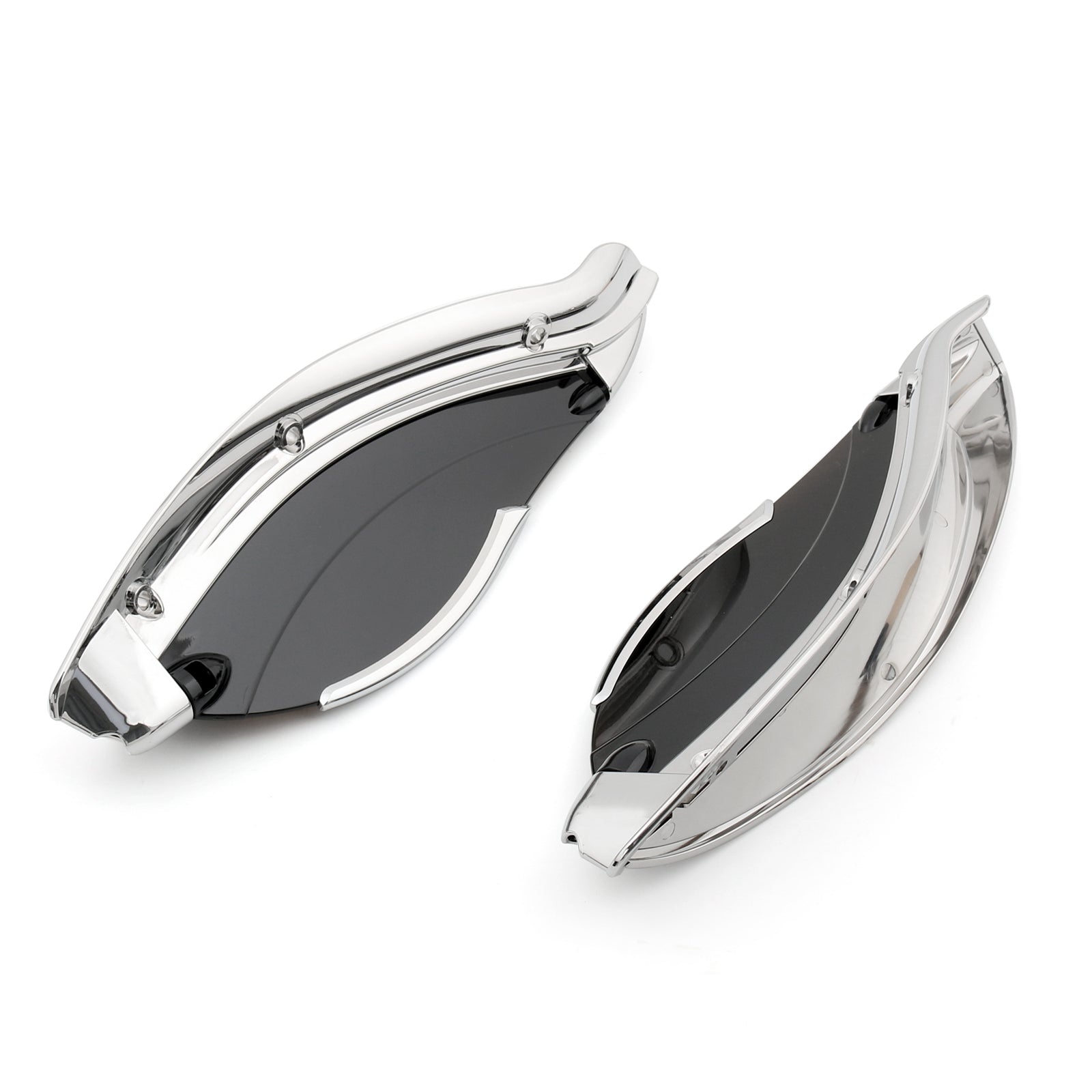 Justerbar övre mässa sidovingar luftavböjare för Harley Street Glide 14-17 Generisk