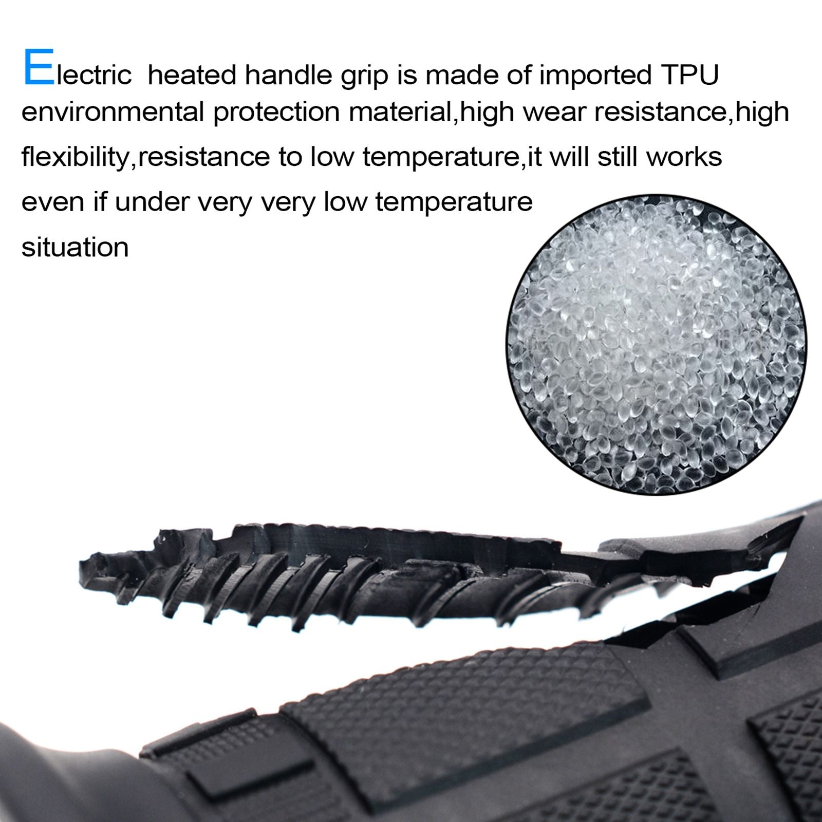 7/8" 22Mm Elektrische Verwarmde Handgrepen Verwarmingshendel Voltmeter Voor Motorfiets Groen Generiek