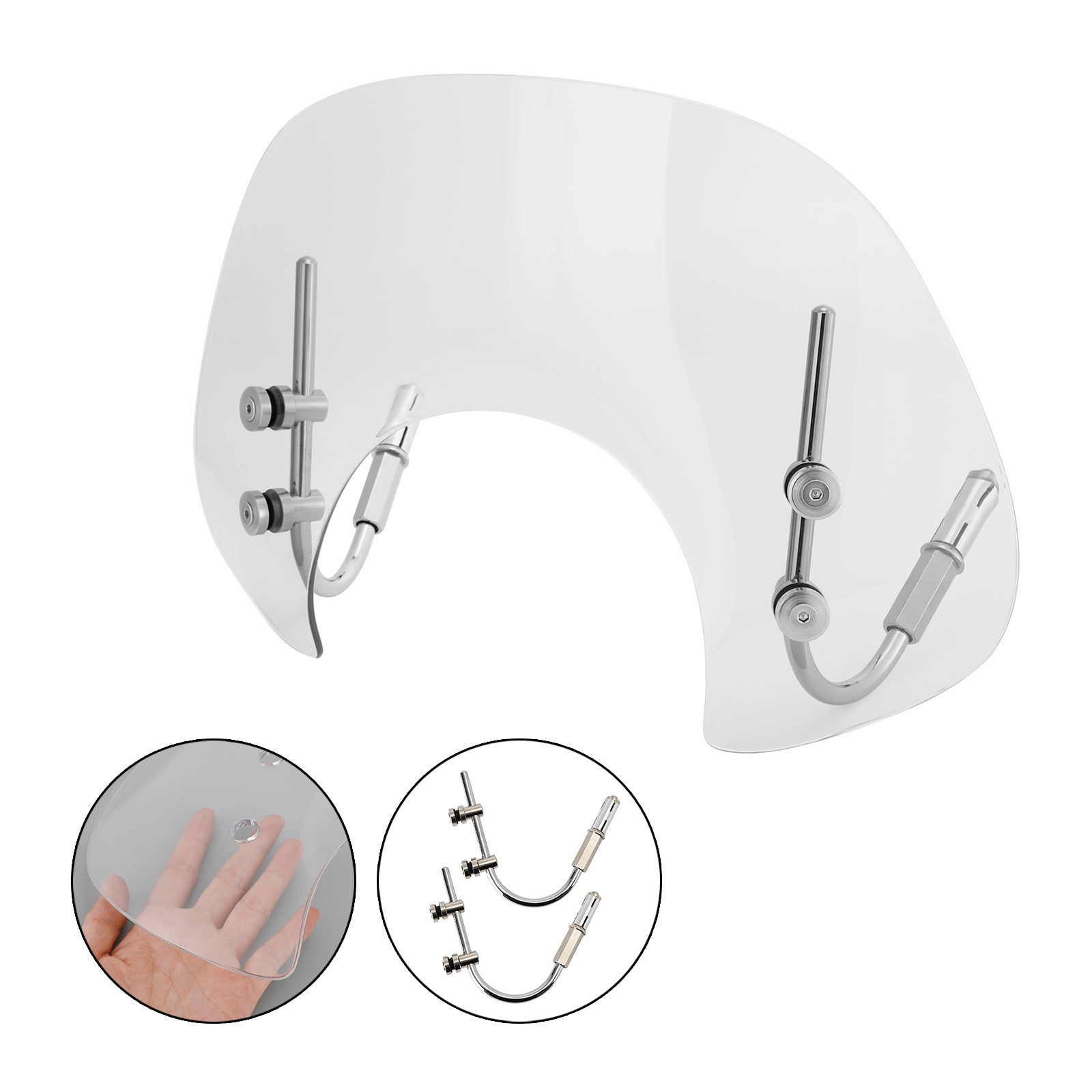En pare-brise court ajustement pour Vespa GTS250 GTS300 2017-2022