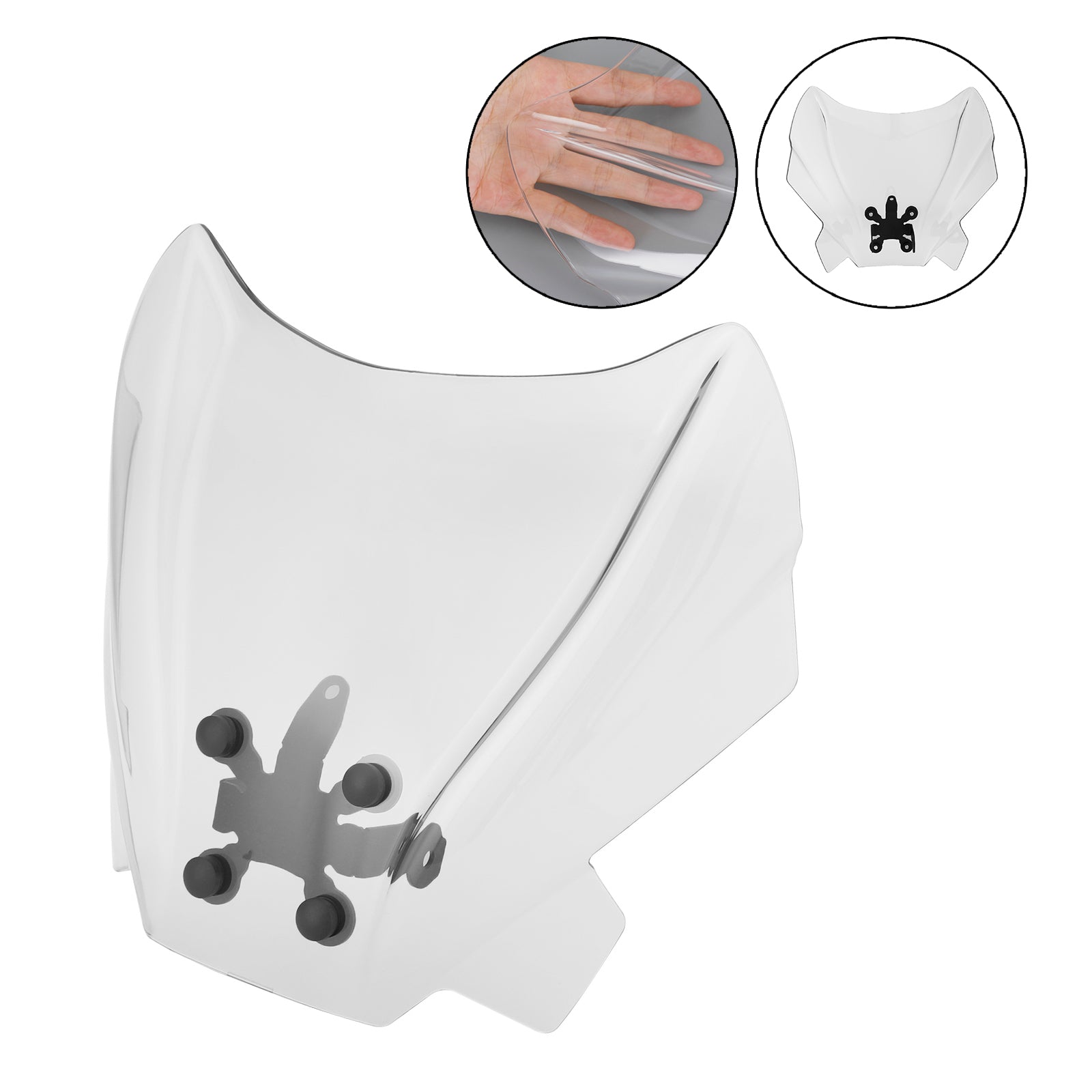 ABS-Motorrad-Windschutzscheiben-Windschutzscheibe für Honda CB650R 2019-2021 Generika