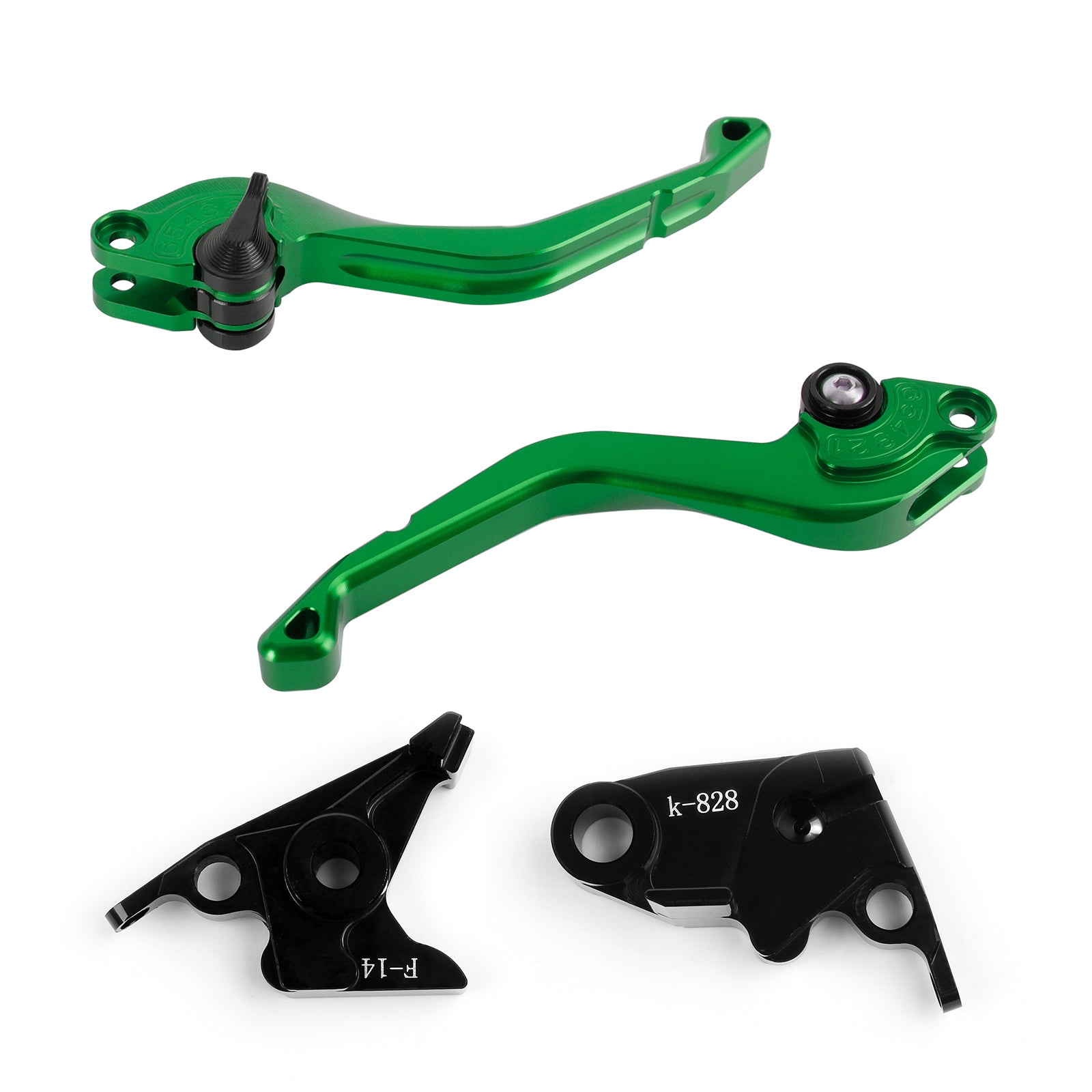 CNC Kort kopplingsbromsspak Fit för Kawasaki ZZR600 ZX6R ZX9R ZX10R Z1000