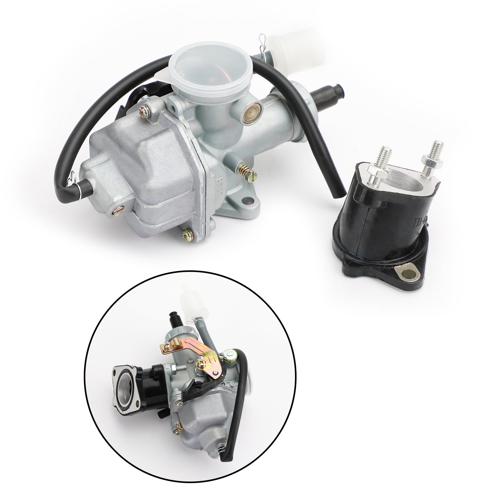 Moto ATV Dirt Bike Go Kart Carburatore e collettore di aspirazione Boot generico