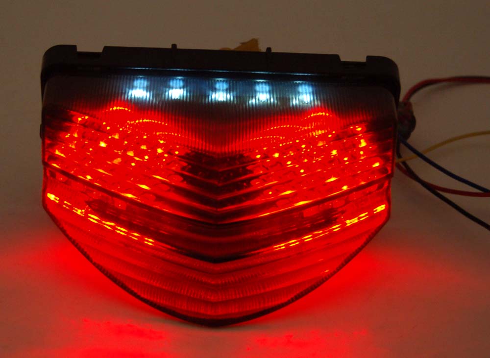 2001-2003 Honda CBR 600 F4i Integrated LED TailLight Turn Signals Clear