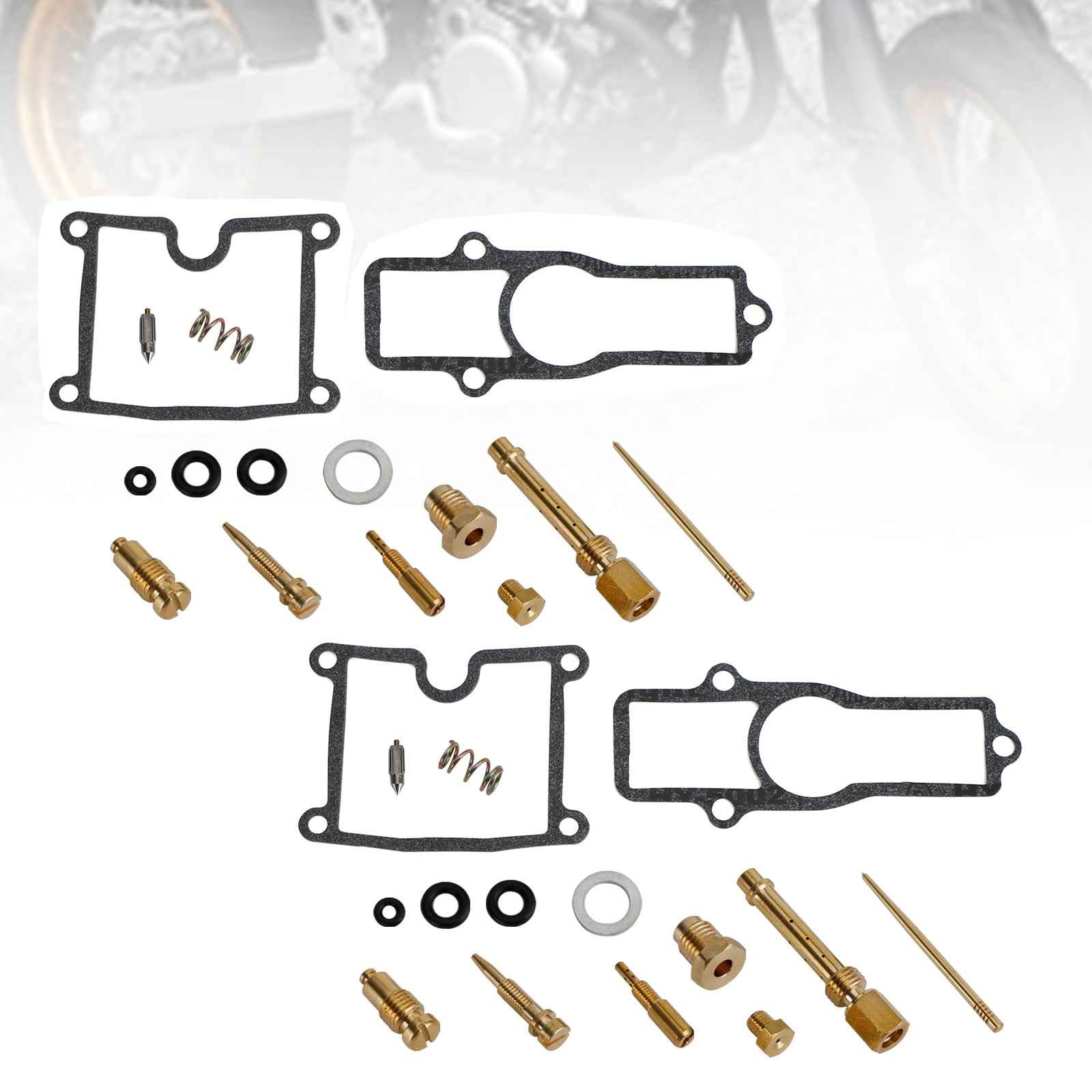 2x Vergaser Rebuild Kit fit für Kawasaki Z400 KZ400FX KZ550 GPZ550 1980-1983