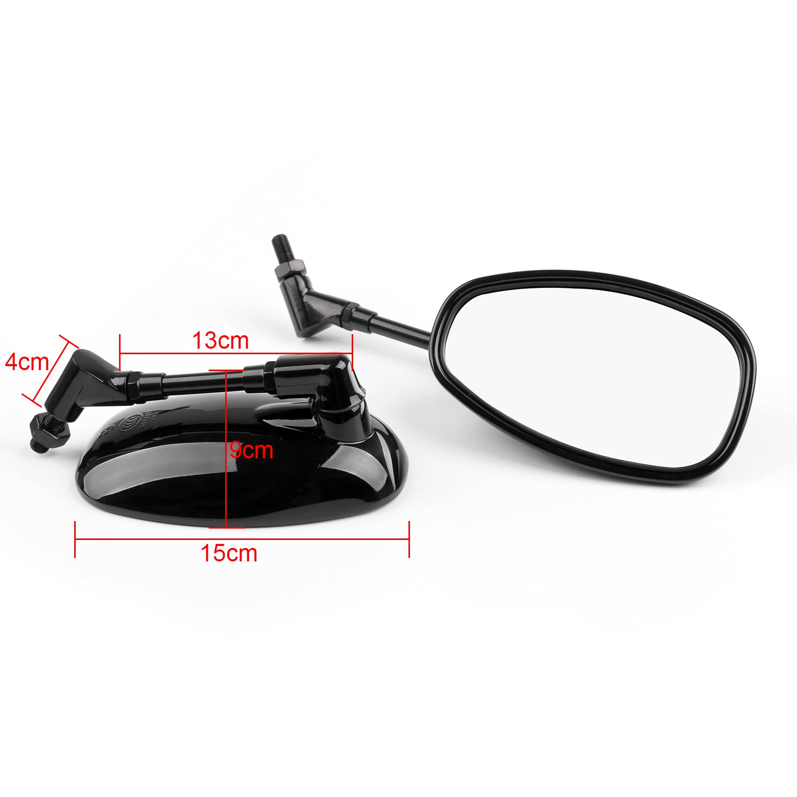 Motorcykel bagspejle til Yamaha V-Max XJR 1200 MT-03 FZ6 04-09 XV950
Generisk