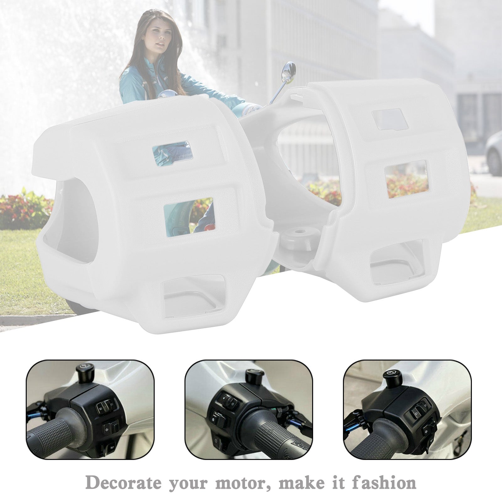 ハンドルバースイッチカバーボタンスプリントプリマベーラ 125 150 2014-2022