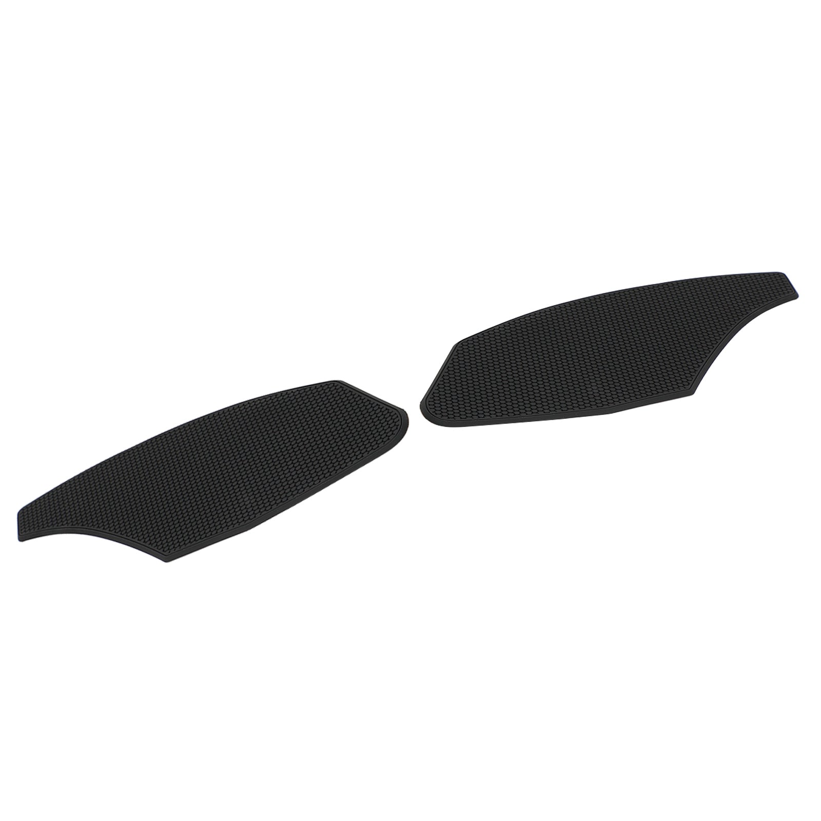 Joelho lateral do tanque gargalhes de borracha preto para a Suzuki SV 650/650 ABS 2017 - 2022