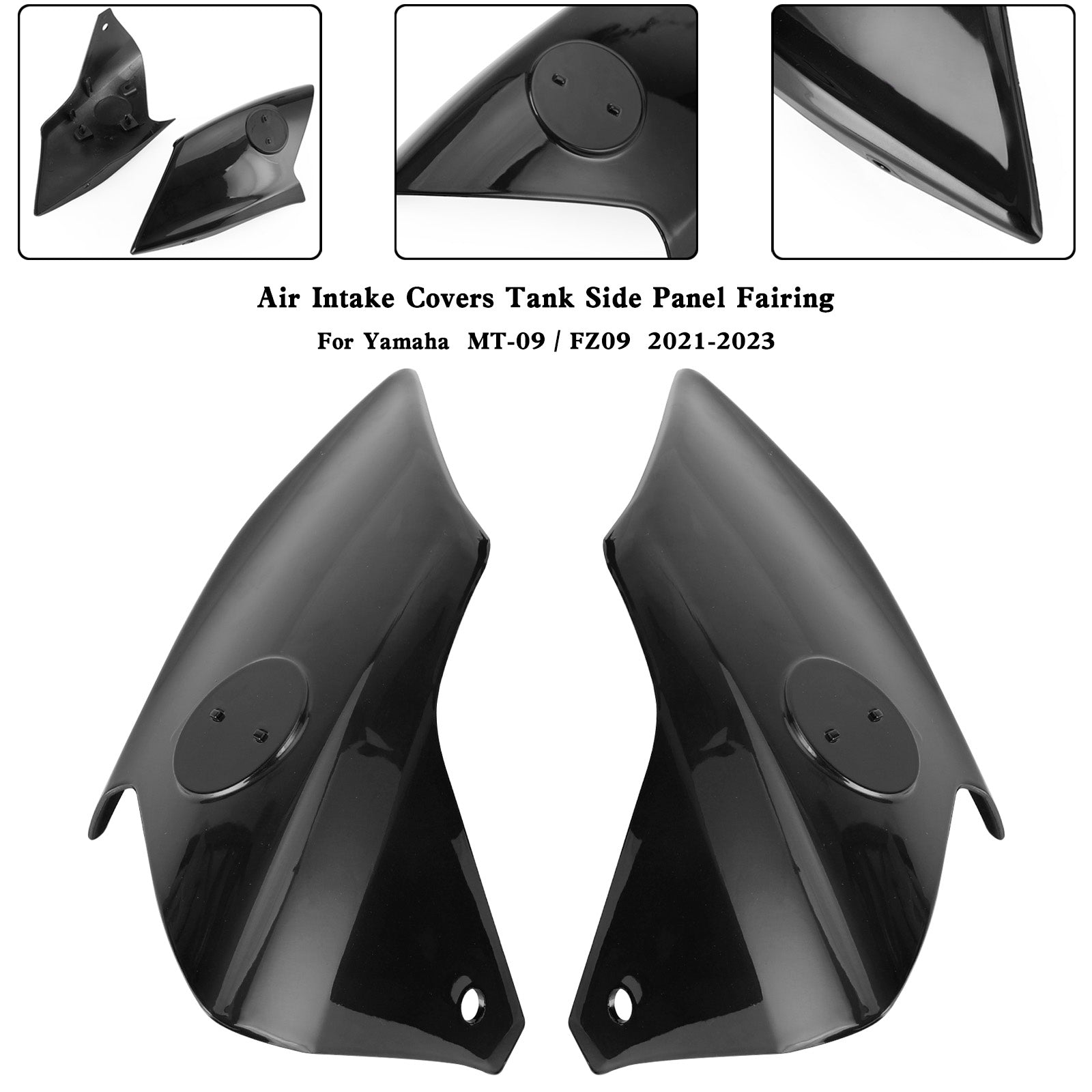 21-23 Yamaha MT-09 / FZ09 Cubiertas de entrada de aire Panel lateral del tanque Carenado