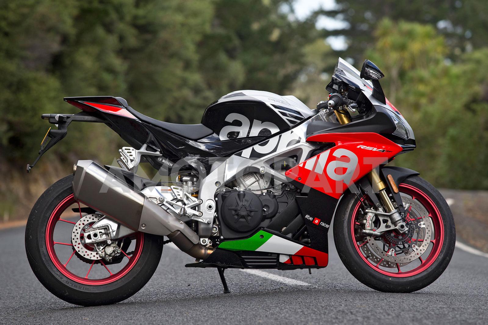 Amotopart Aprilia 2016-2020 RSV4 1000 Red&Green Style2 Fairing Kit