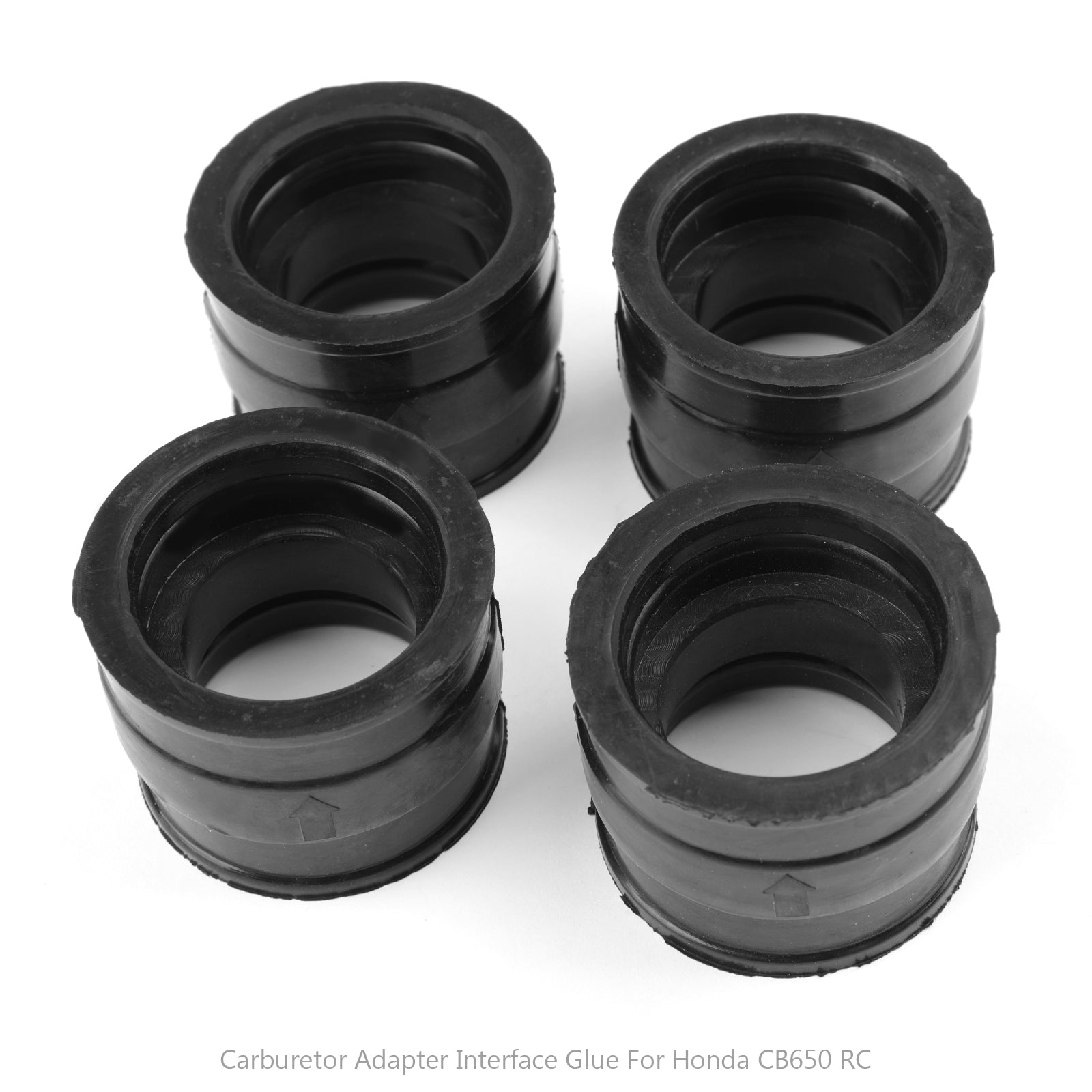 4pcs 1979-1982 Honda CB650 RC03 Carburetor Holder Intake Manifold Boot 16211-426-000