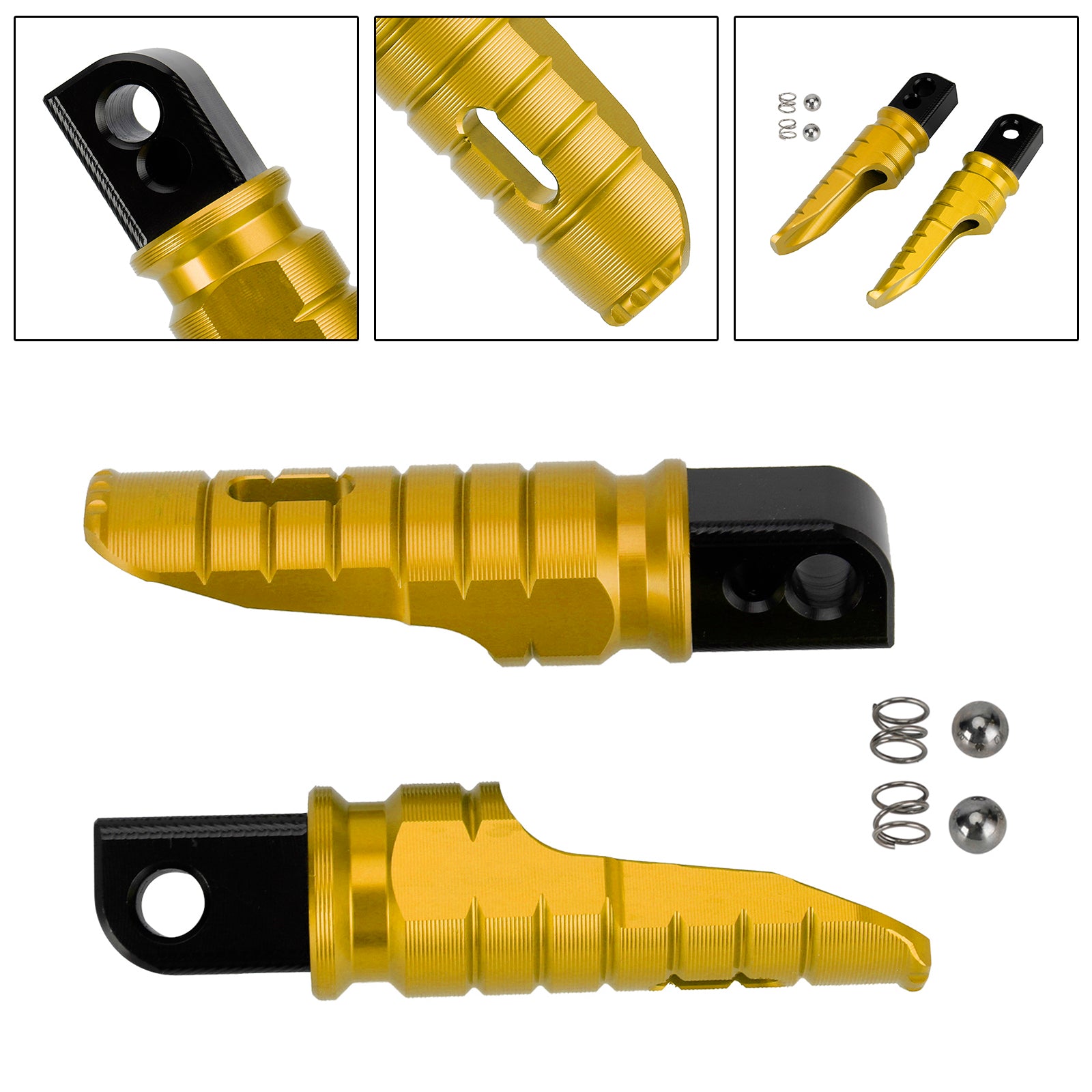 Rear Footrests Foot Peg fit for SUZUKI GSX-S125/150 GSX-R125/150 GW250 2018-2022