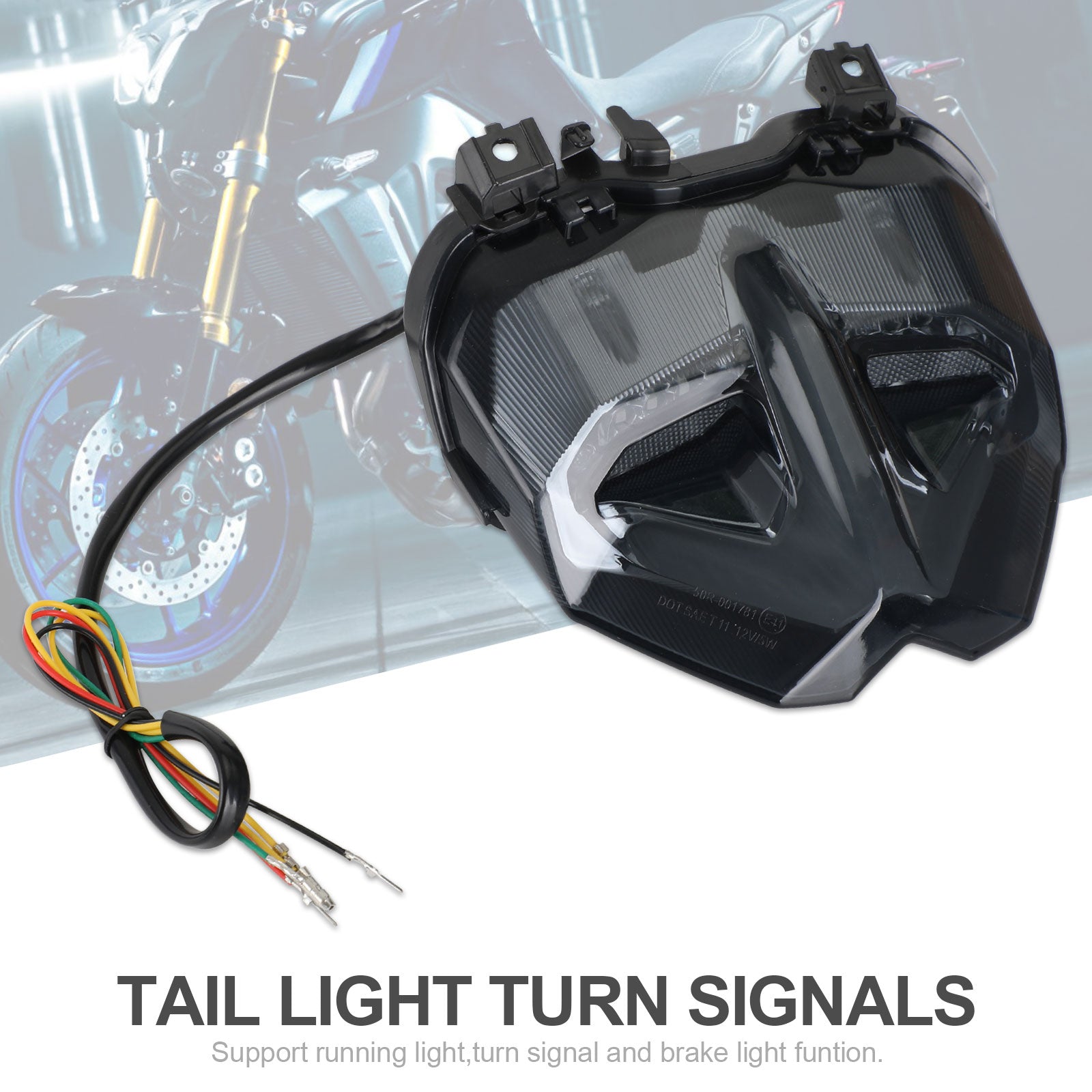 21-23 Yamaha MT-09 MT10 SP-Schwanzbremsen-Lichter integriert