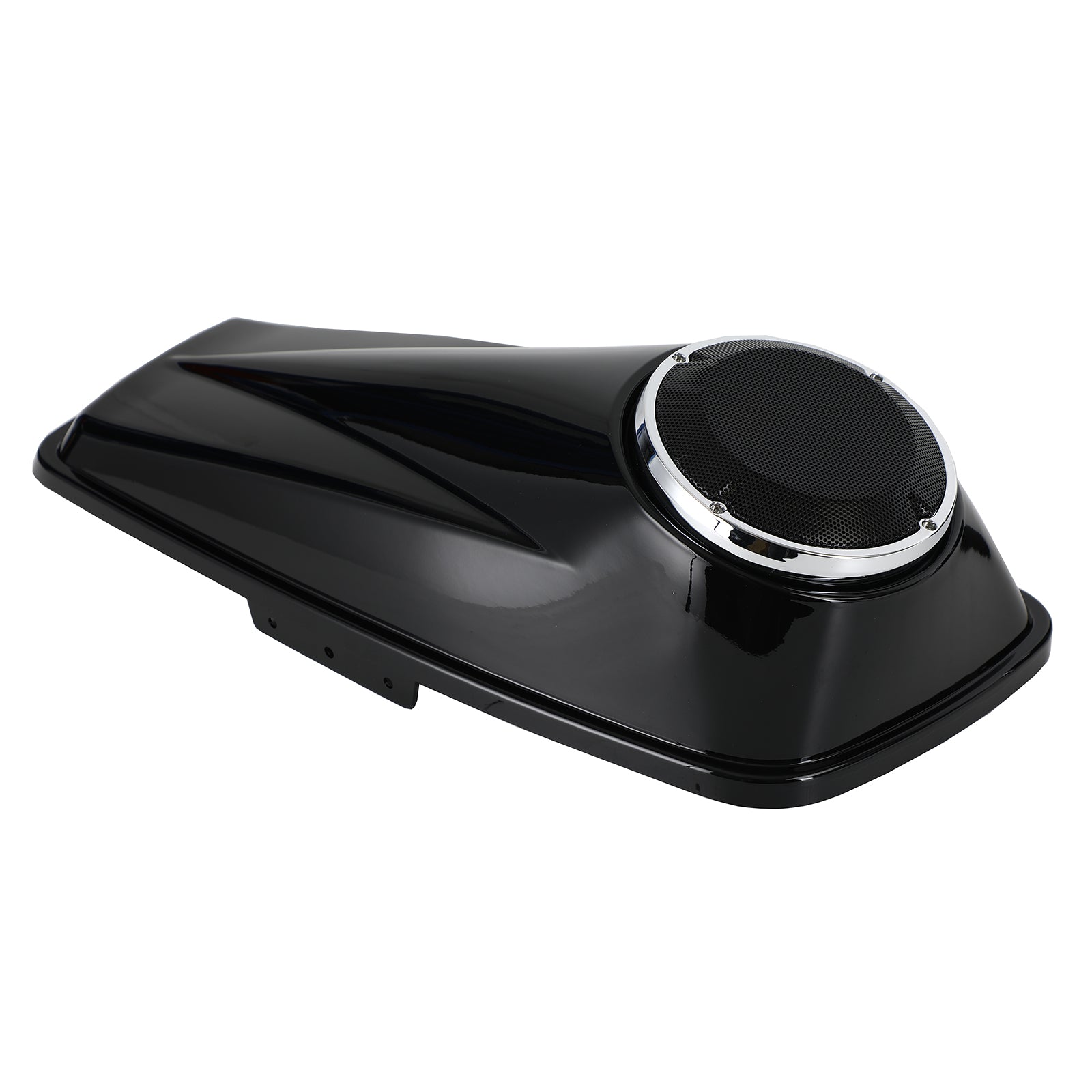 2014-2021 Harley Touring Road King Glide Schwarz 6.5" Satteltaschen-Lautsprecherdeckel Generic