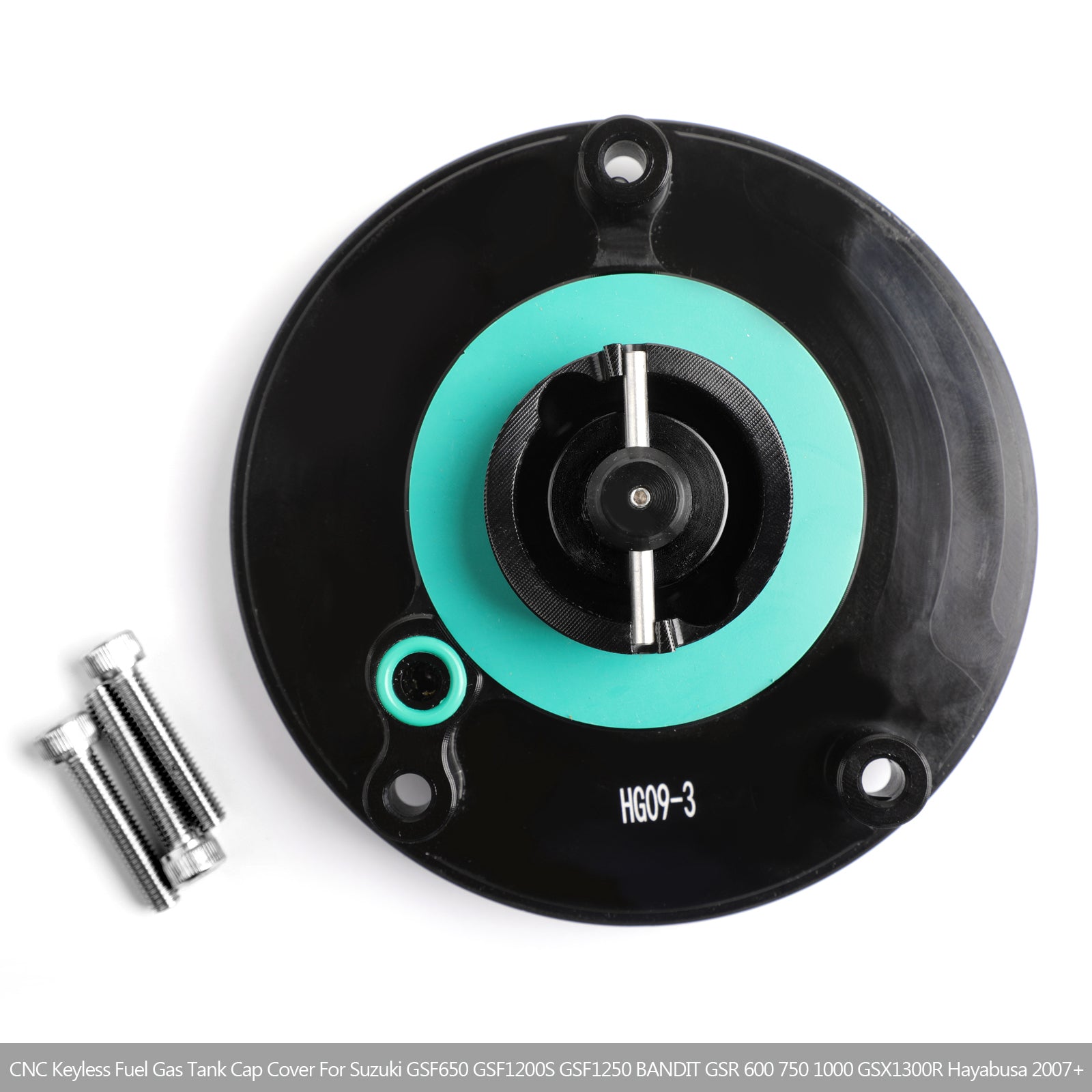 2007 Suzuki GSX1300R Hayabusa 2009 Suzuki GSX1250F 2006-2018 Suzuki GSR 600 CNC Keyless Fuel Tank Cap Cove
