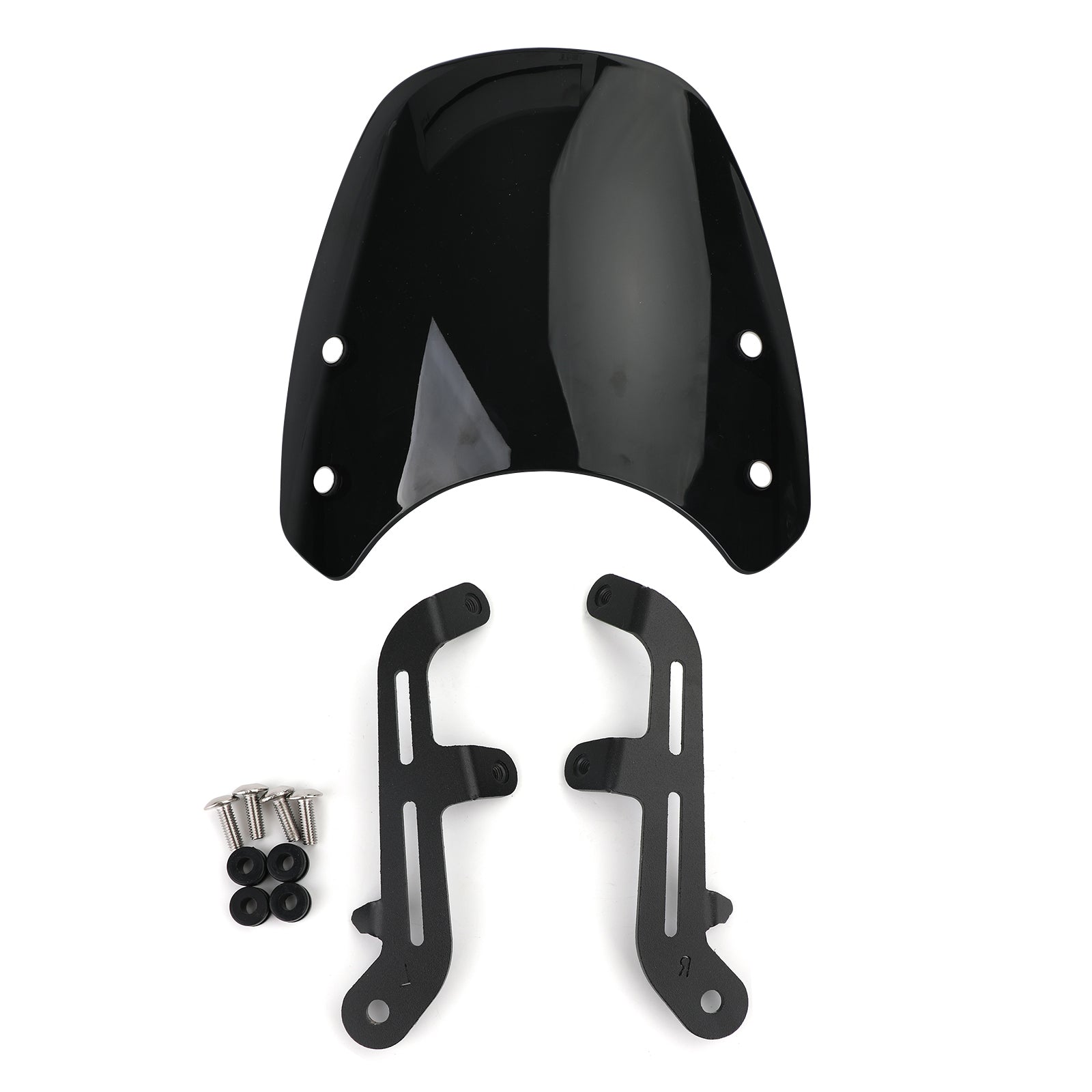 Parabrisas de Motor de plástico ABS para Triumph Bonneville T100 T120 negro genérico