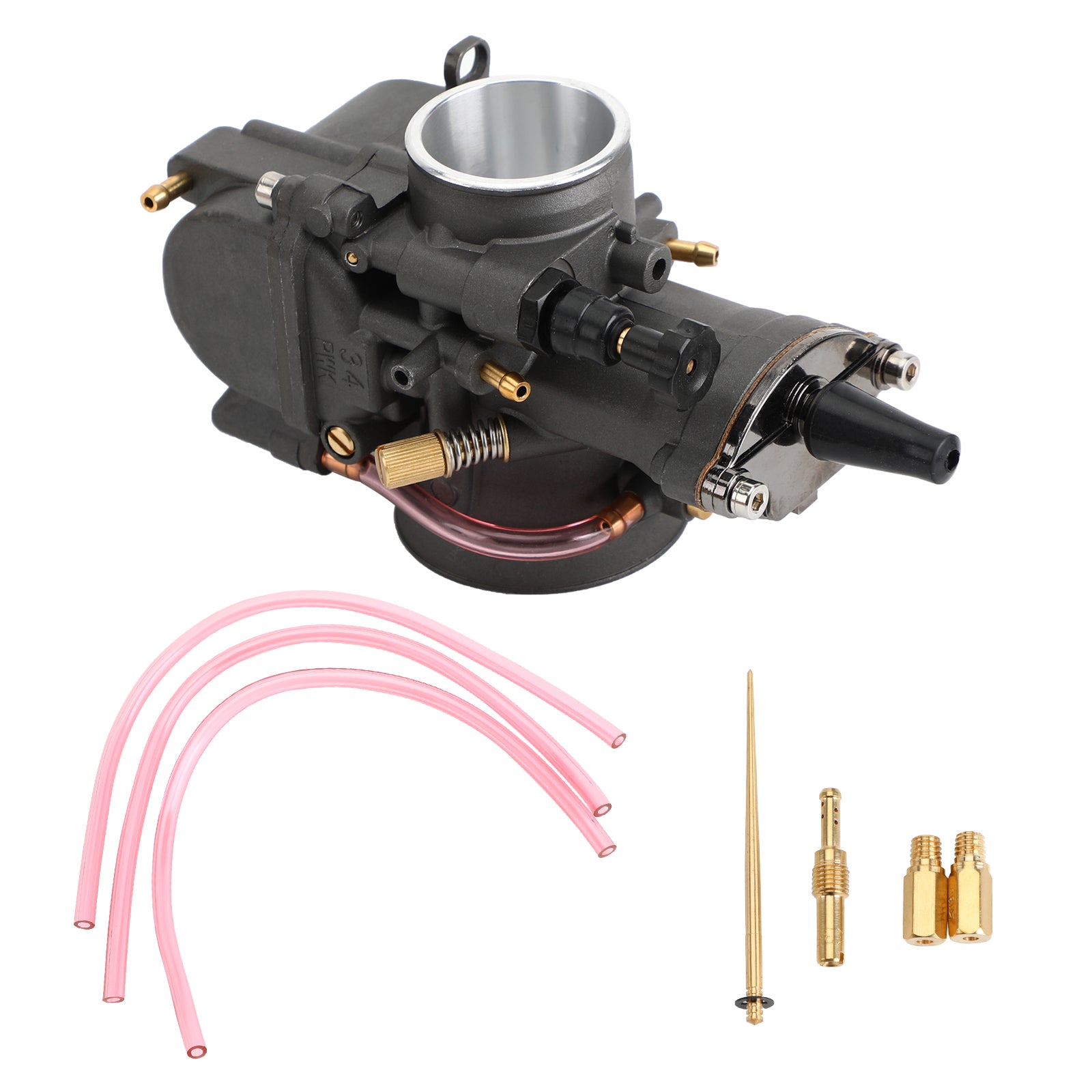 Carburatore PWK 34mm Carb universale per Keihin Mikuni Dellorto Koso con Power Jet generico