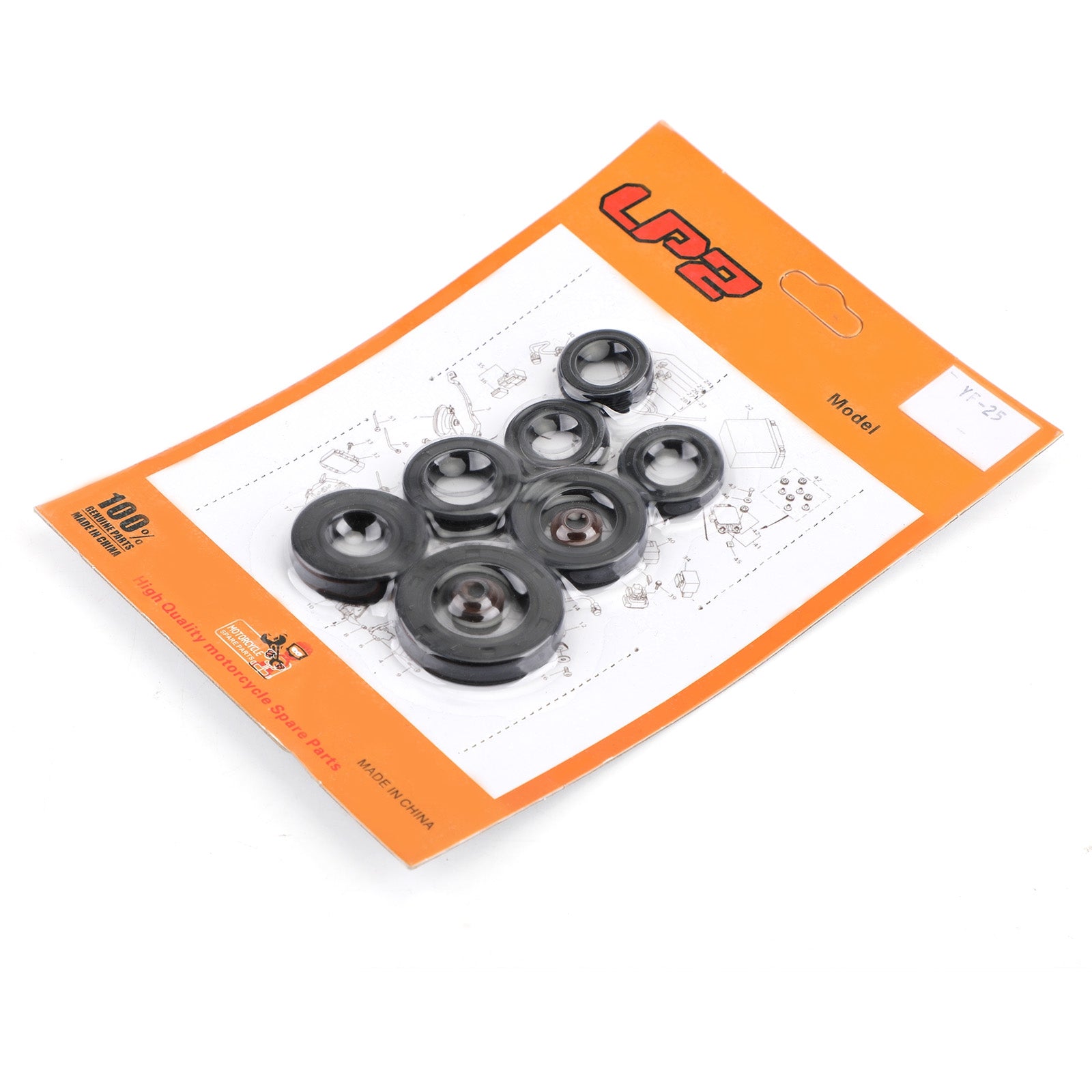 Kit completo paraolio motore 9 pezzi per Honda XL185 XL185S XL200R 79-93 generico