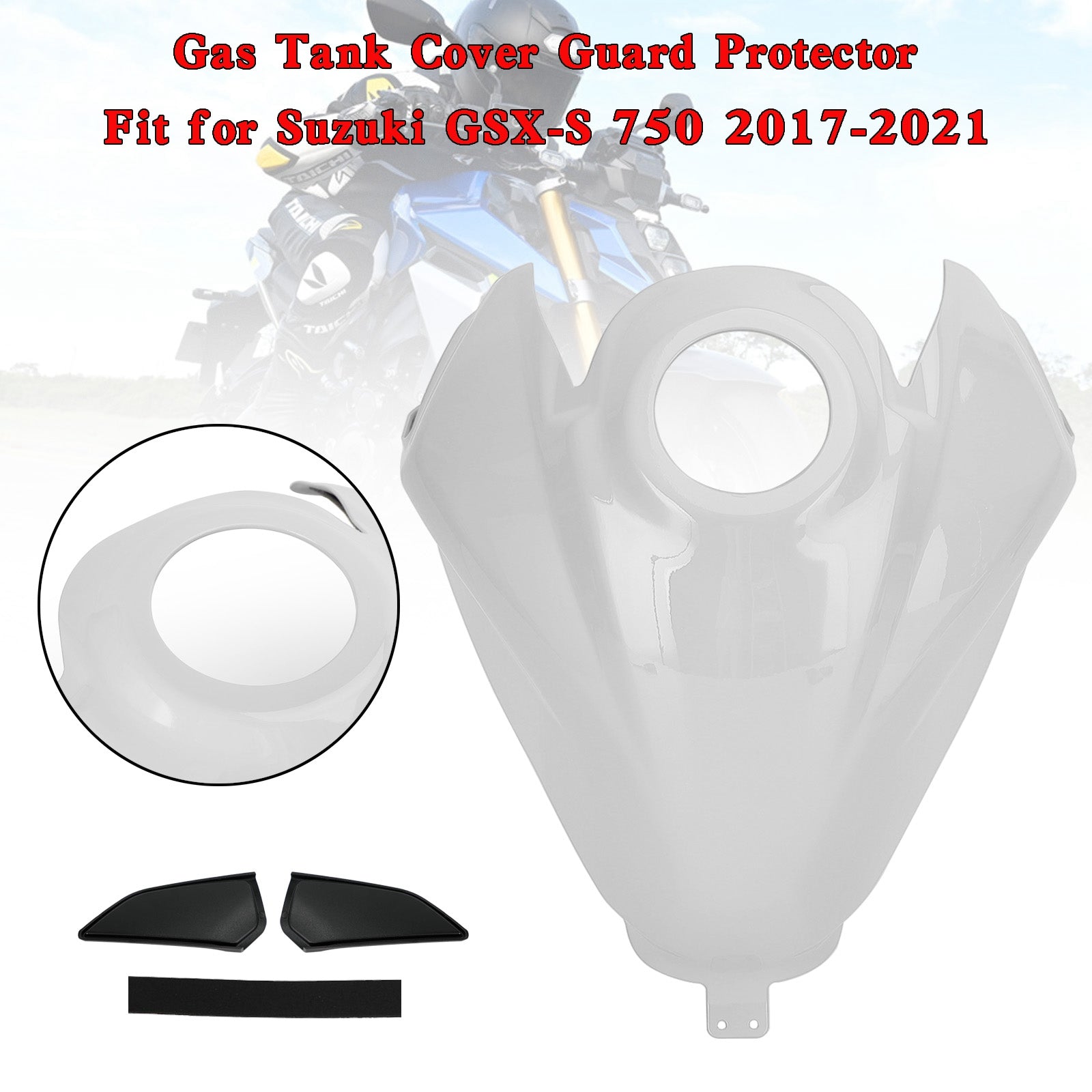 2017-2021 Suzuki GSX-S 750 GSXS Gas Tank Cover Guard Protector