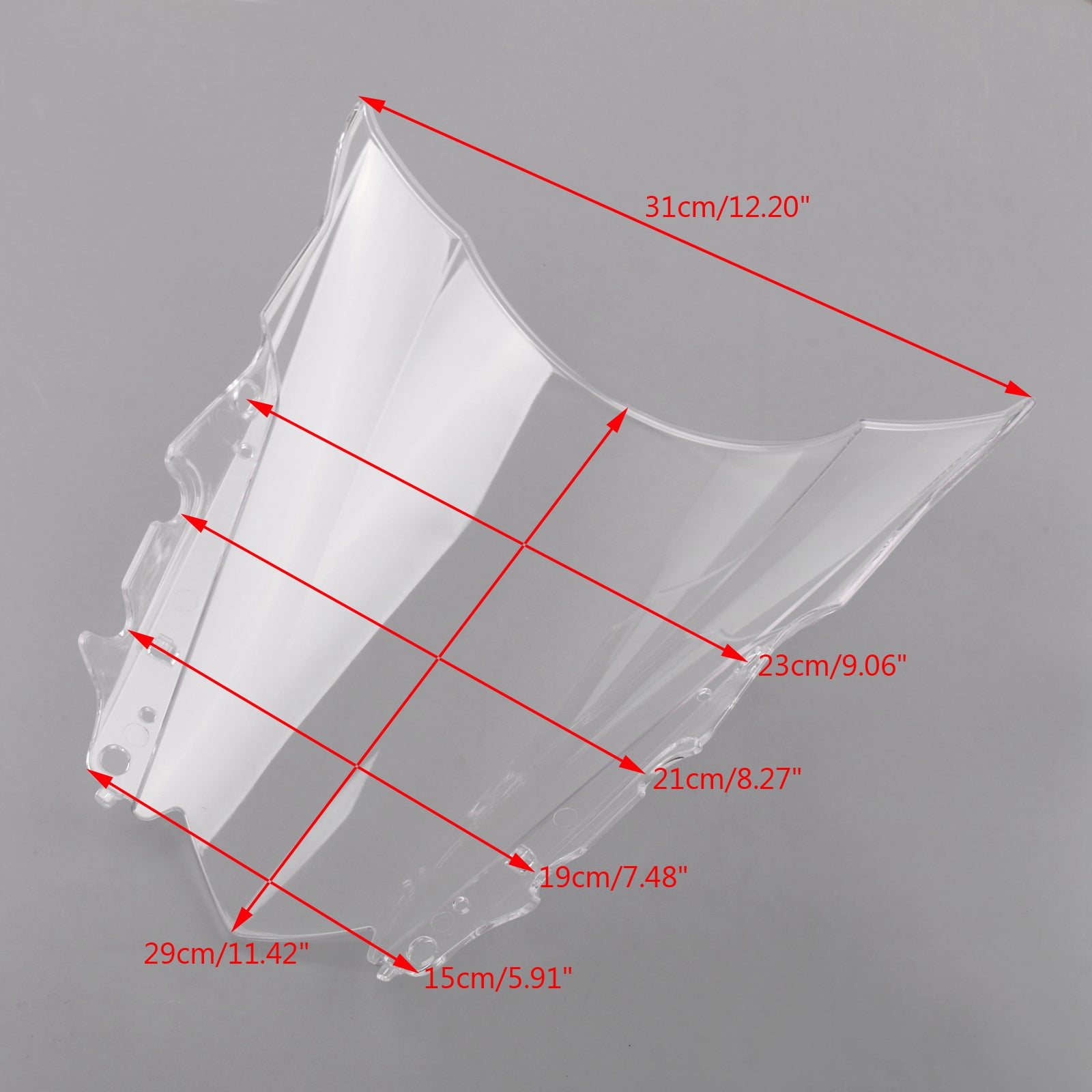 Yamaha 14-18 YZF-R25 & Pare-brise transparent pour YZF-R3 15-18