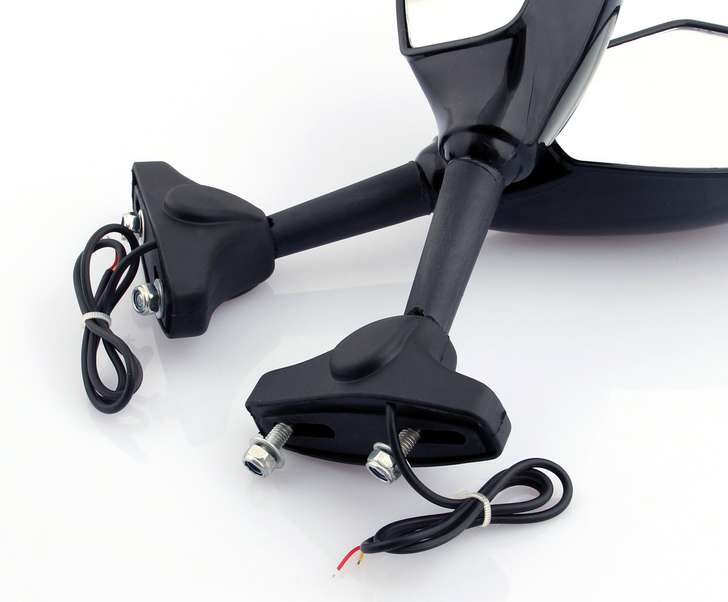 Universal Moto Turn Signal Mirrors For Honda Kawasaki Suzuki Yamaha