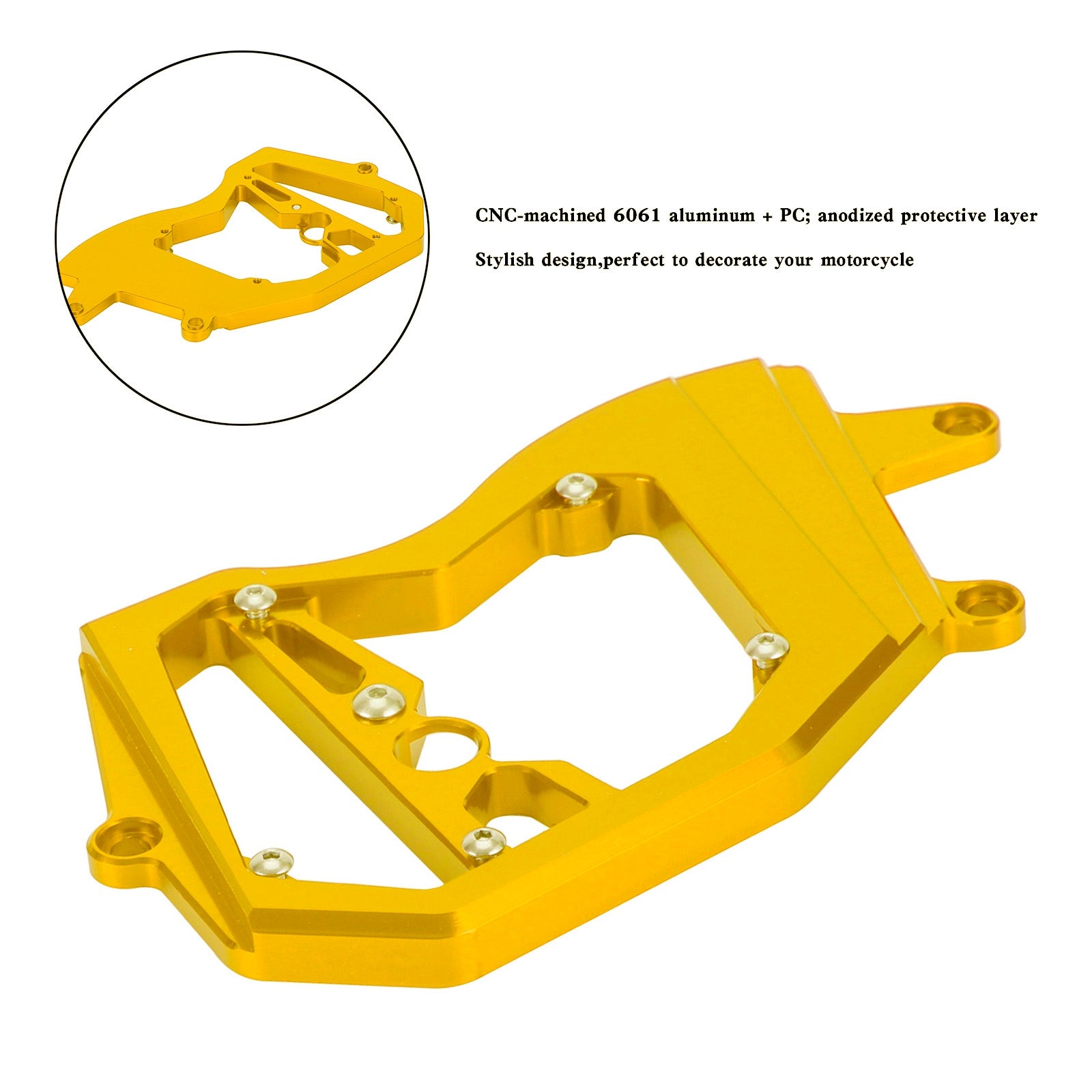 Gardée de la chaîne de couverture de pignon avant pour Kawasaki Ninja ZX-6R ZX6R 2009-2023