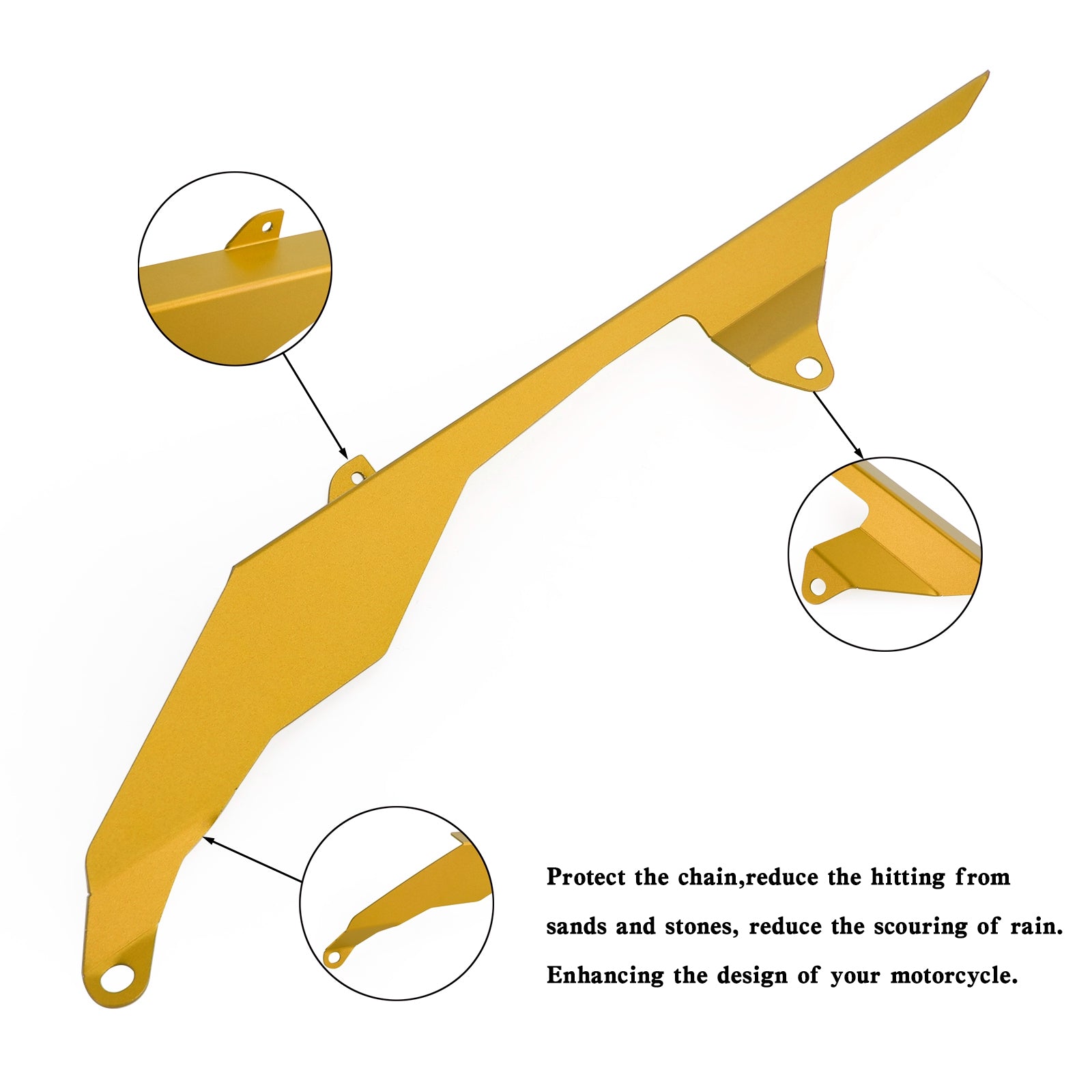 Protector de cadena de piñón trasero para YAMAHA YZF R1 2009-2014 genérico