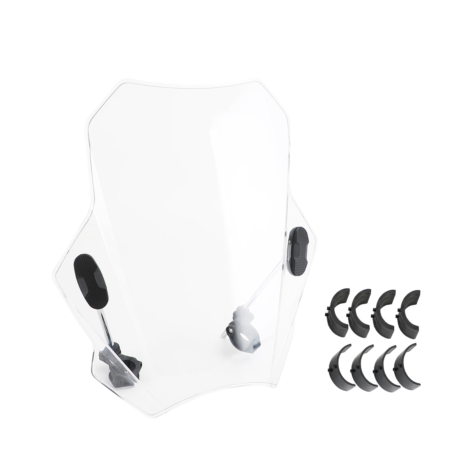 Universal Motorrad einstellbarer Windschirm Windschutzscheibe 22 mm 25 mm 28 mm Lenker Generikum