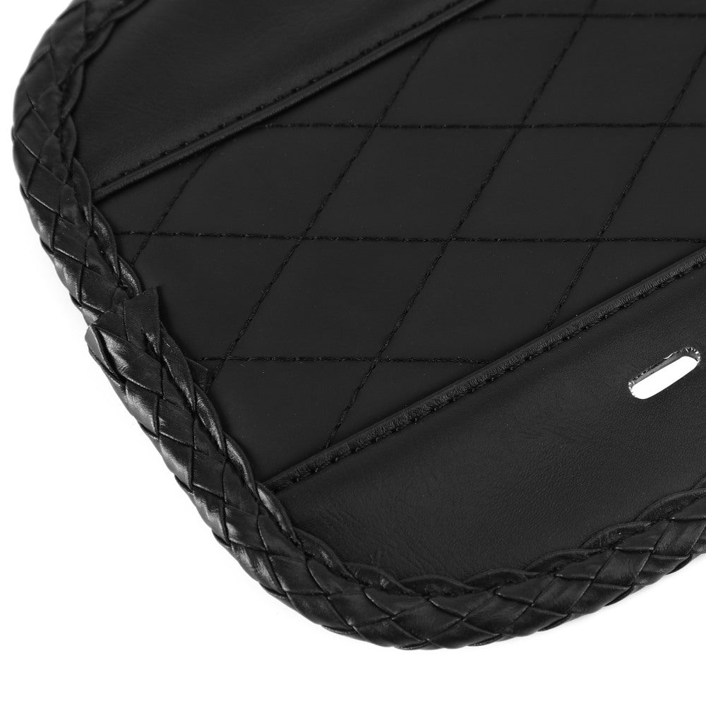 Babero para guardabarros trasero, asiento individual de cuero PU para Touring Road Glide FLHX 2008-2020 genérico
