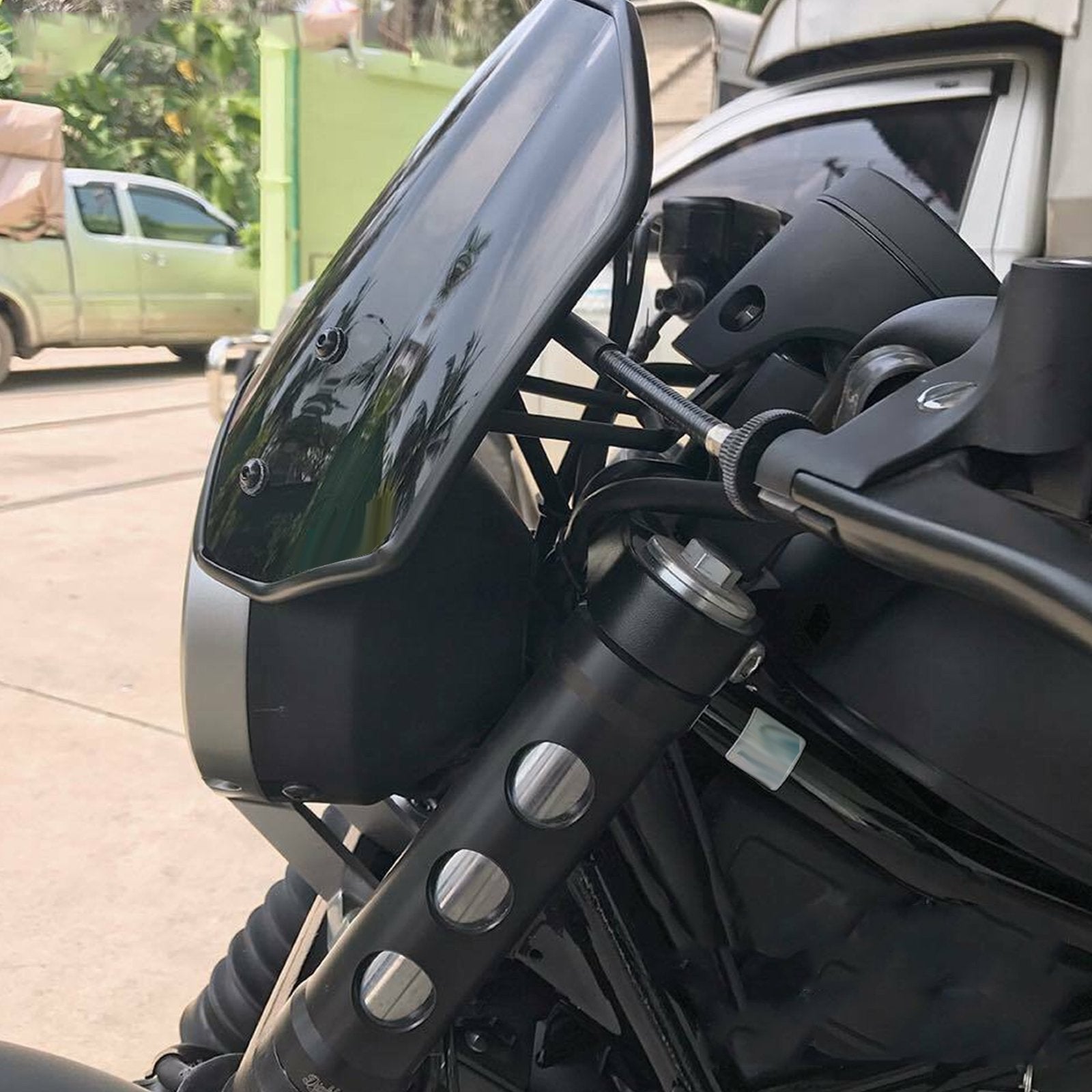 Honda CMX500 Rebel 2018-2019 Windshield Windscreen with Bracket