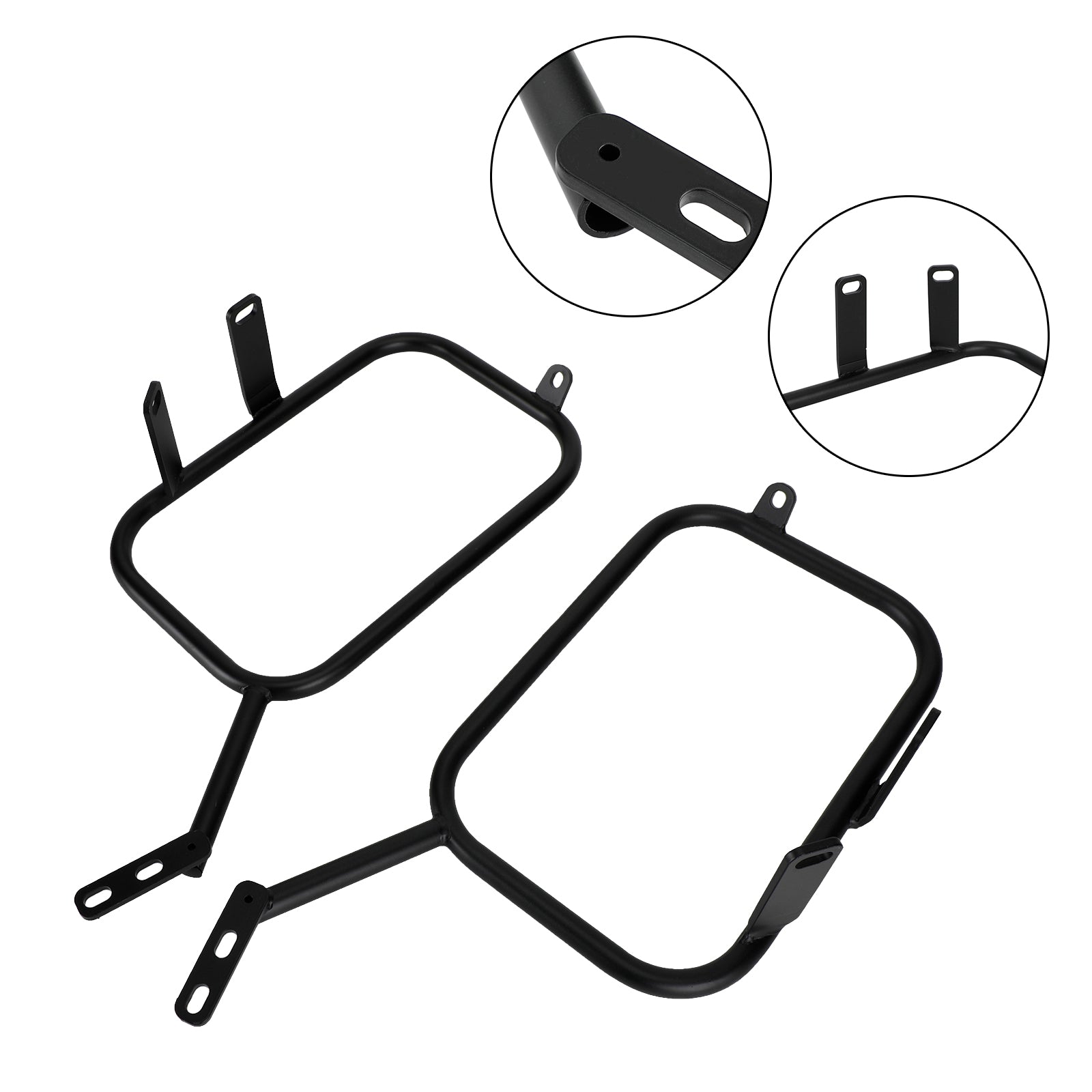 Black Saddlebag Support Montering Bracket til Ducati Scrambler 400 800 16-22