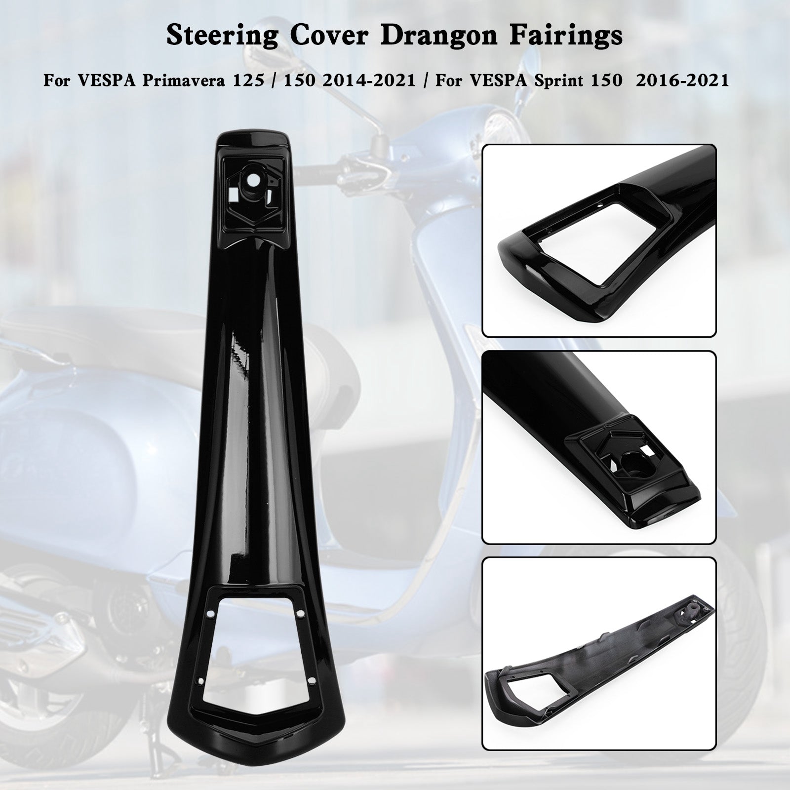 Carenatura copertura clacson in ABS per VESPA Sprint Primavera 125/150 2014-2021