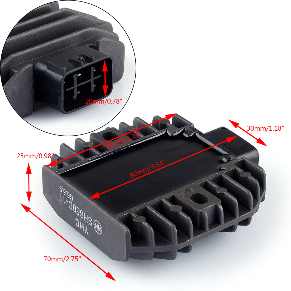 Spanningsregelaar gelijkrichter voor yamaha r6 vstar dragstar sh650d-11 5bn-81960-00 generieke