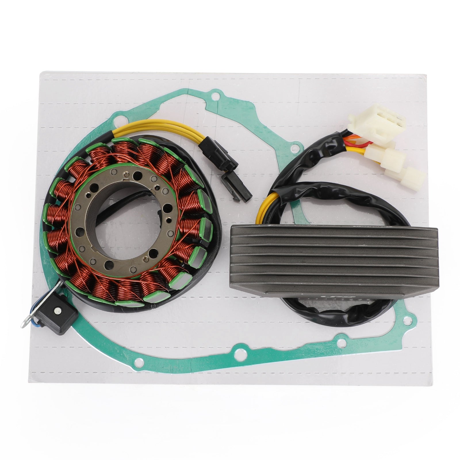 Magneto-Spulen-Stator + Spannungsregler + Dichtung ASSY für Suzuki gegen 600 700 750 800 GL Eindringling 1985-1997