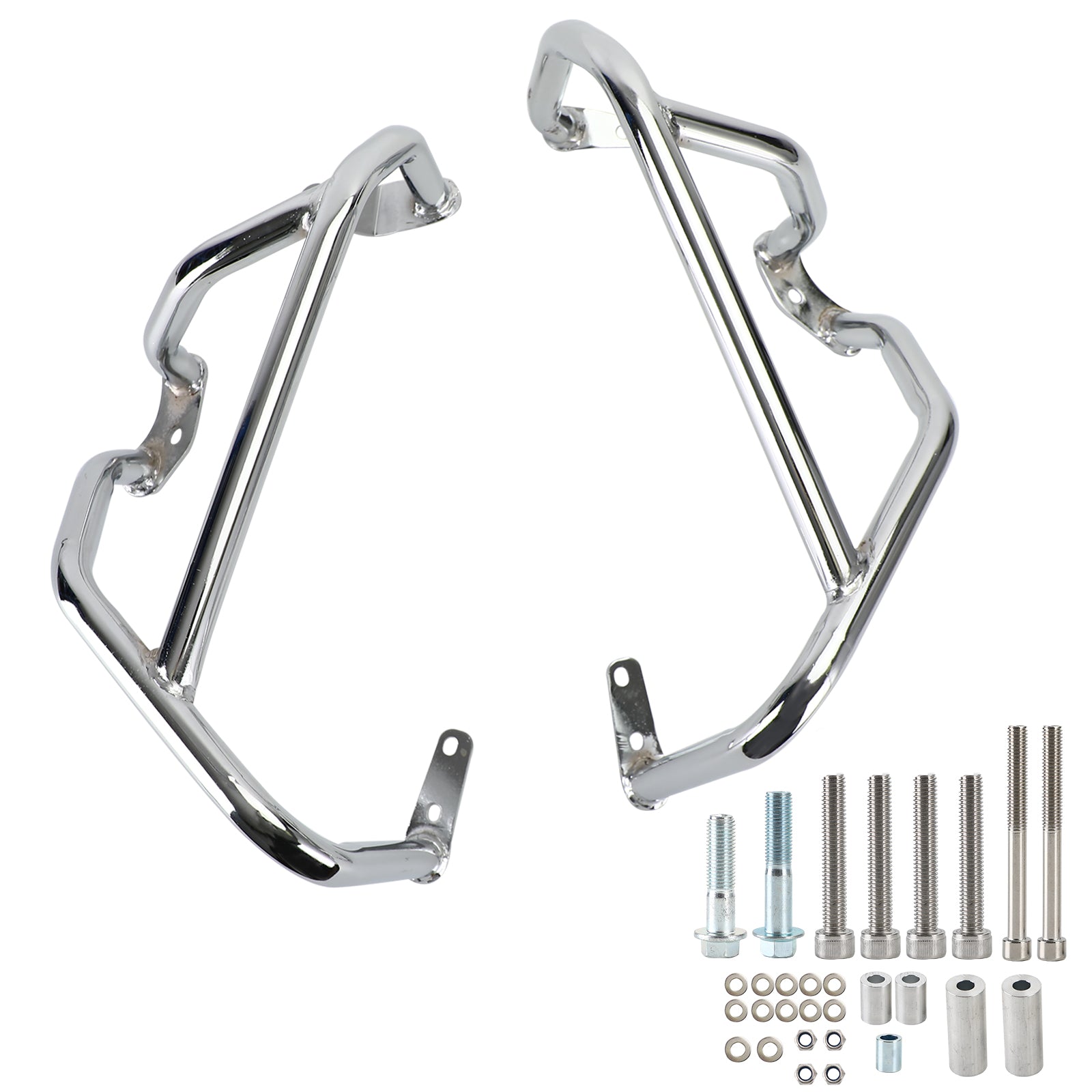 Motorvagter Frame Crash Bars Fit til Honda Goldwing Gl1800 F6C 18-20 19 Chrome Generic