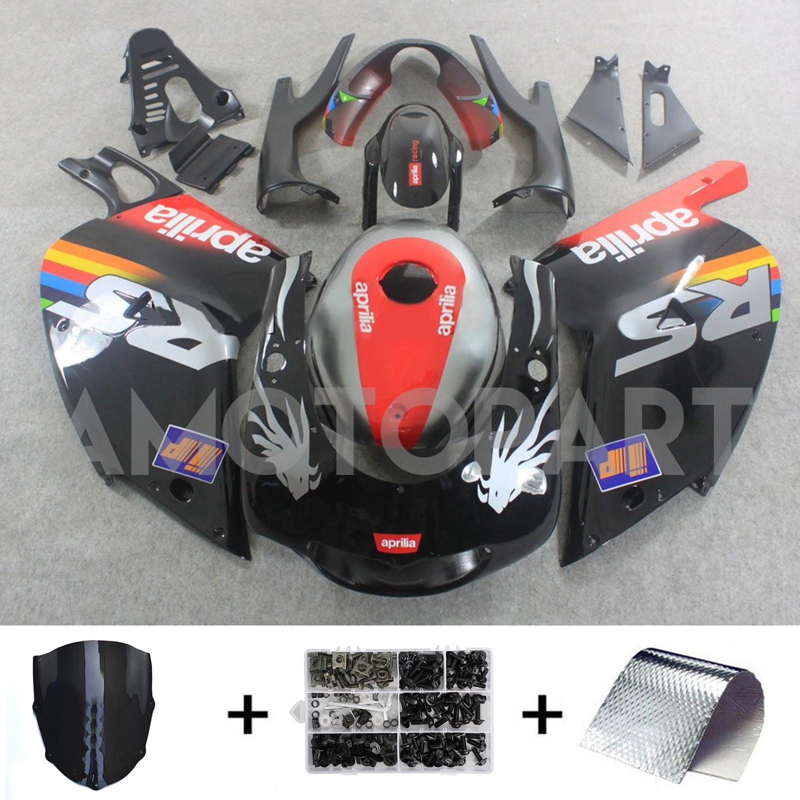 Amotopart 2000-2005 Aprilia RS125 Black&Red Fairing Kit