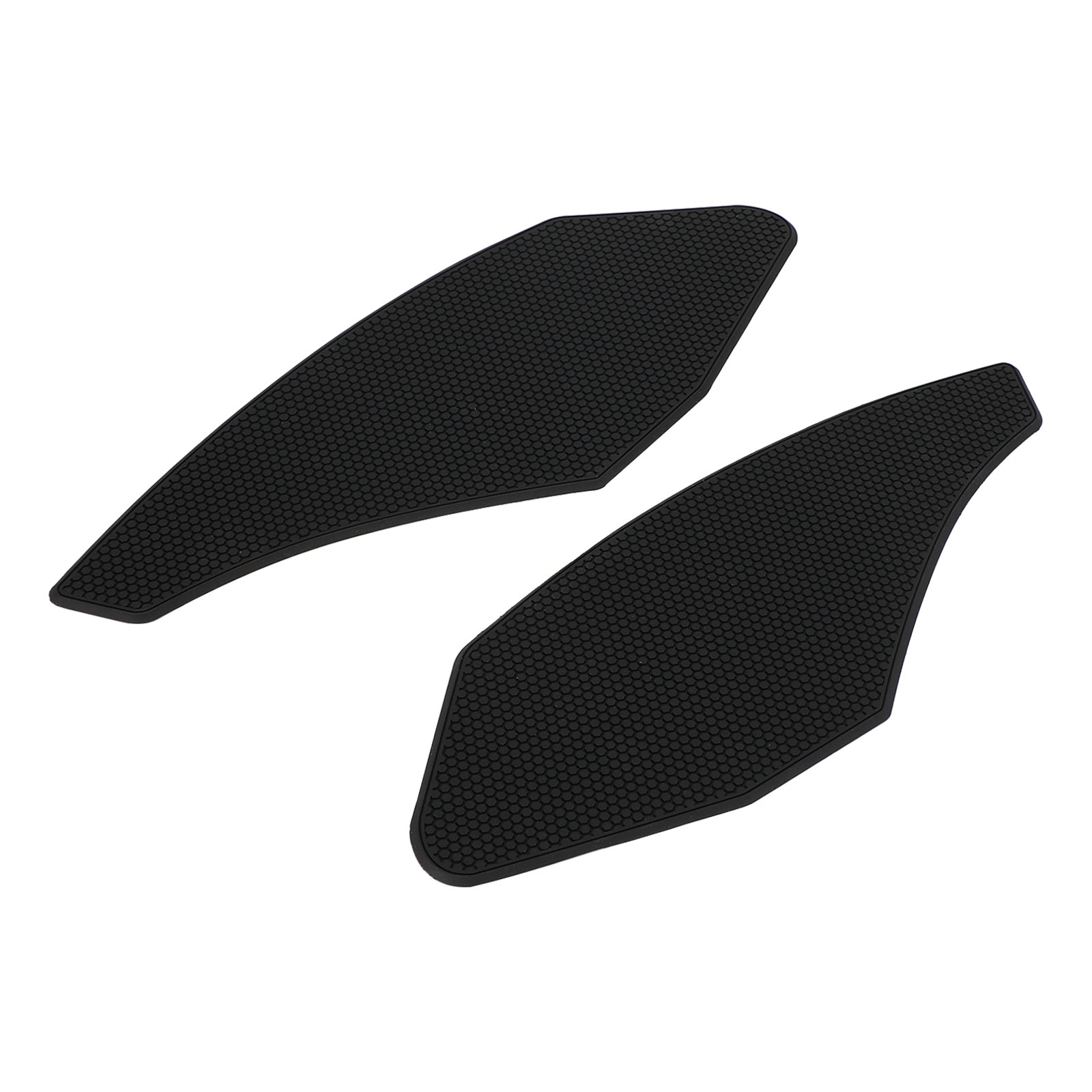 Joelho lateral do tanque gargalhes de borracha preto para a Suzuki SV 650/650 ABS 2017 - 2022