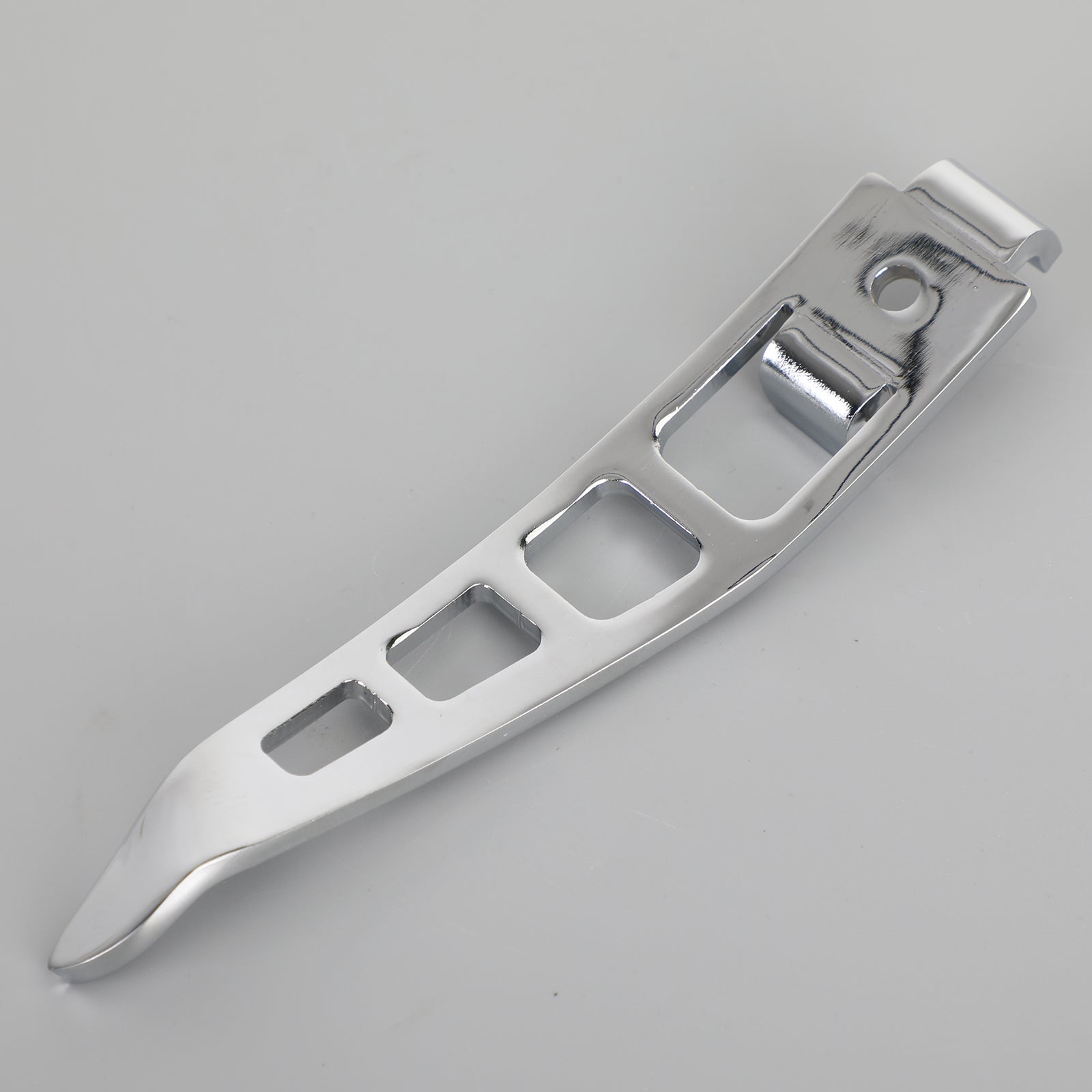 Motorcykel Chrome Stand Kickstand Extension Foot Pedal för Harley Dyna 93-17 Generic