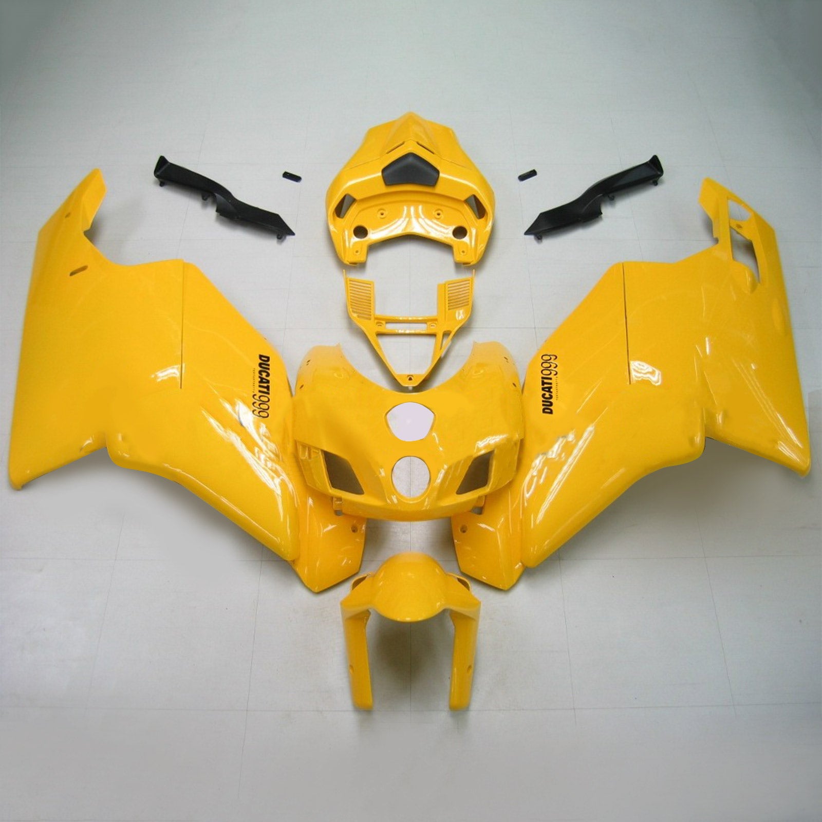 Amotopart Ducati 2005-2006 999/749 celá žlutá sada kapotáže