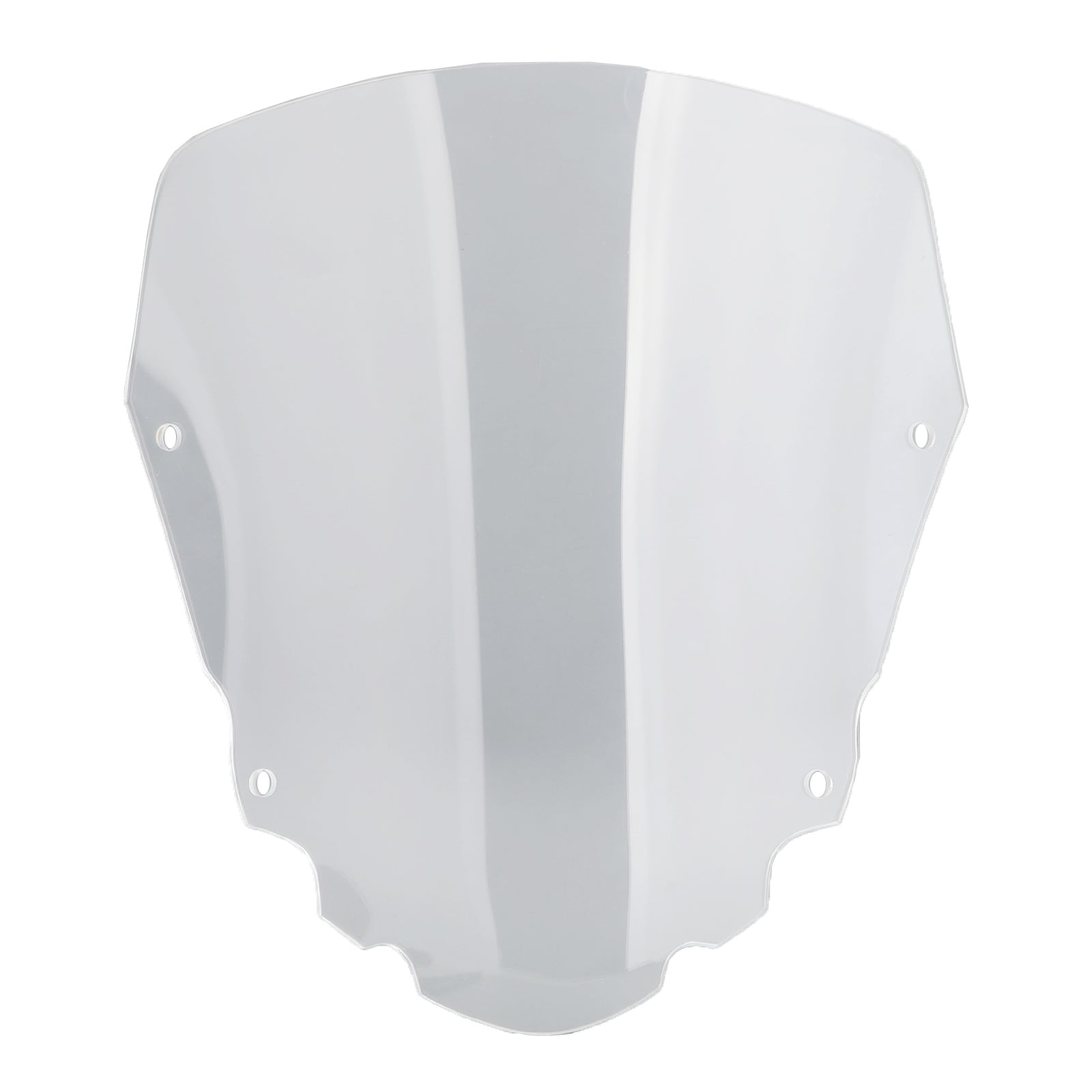 1x Short 4mm Motorcycle Windscreen Windshield for Kawasaki KLR650 2008-2014