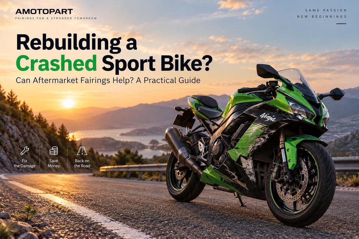 Can You Use Aftermarket Fairings to Rebuild a Crashed Sport Bike?