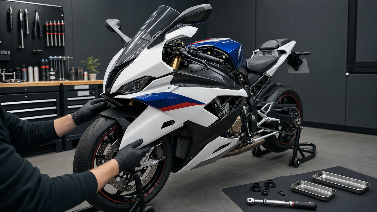BMW S1000RR Fairing Reassembly: A Quality-Control Guide for Clean Gaps, Secure Mounting, and Safe Road Testing