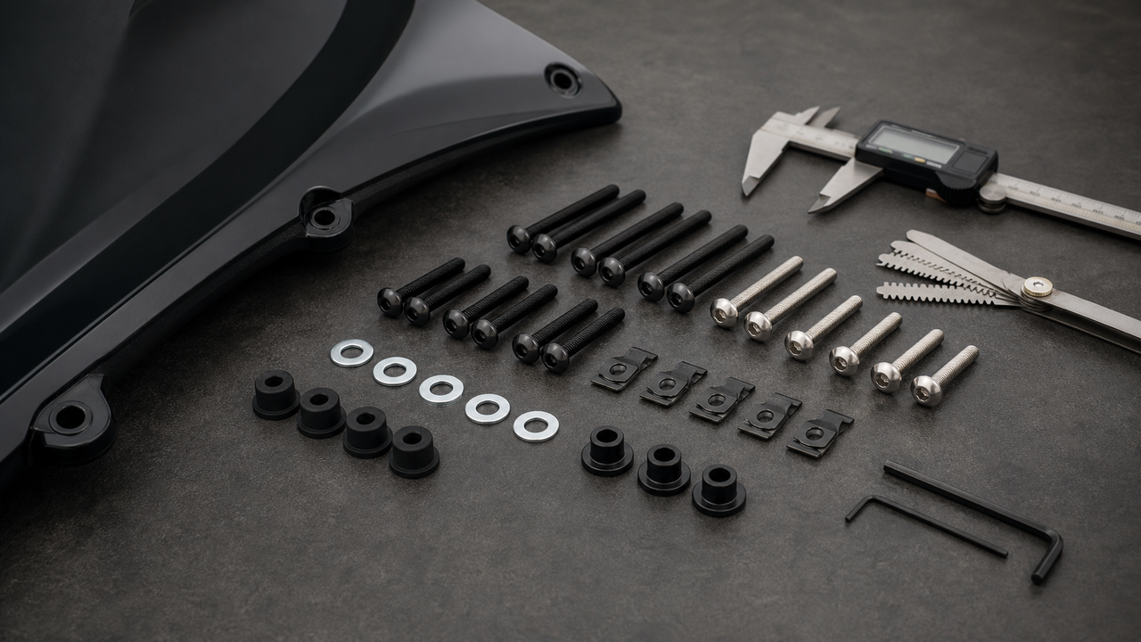 Motorcycle Fairing Bolt Kits Explained: Universal vs Model-Specific Hardware