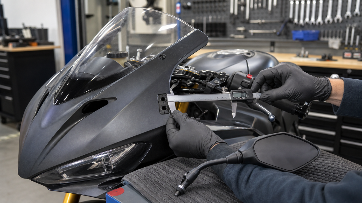 Motorcycle Mirror Fitment Guide: Mount Spacing, Stem Height, and Fairing Clearance