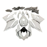 Amotopart 2015-2020 Ducati 1299 959 White with Black Fairing Kit