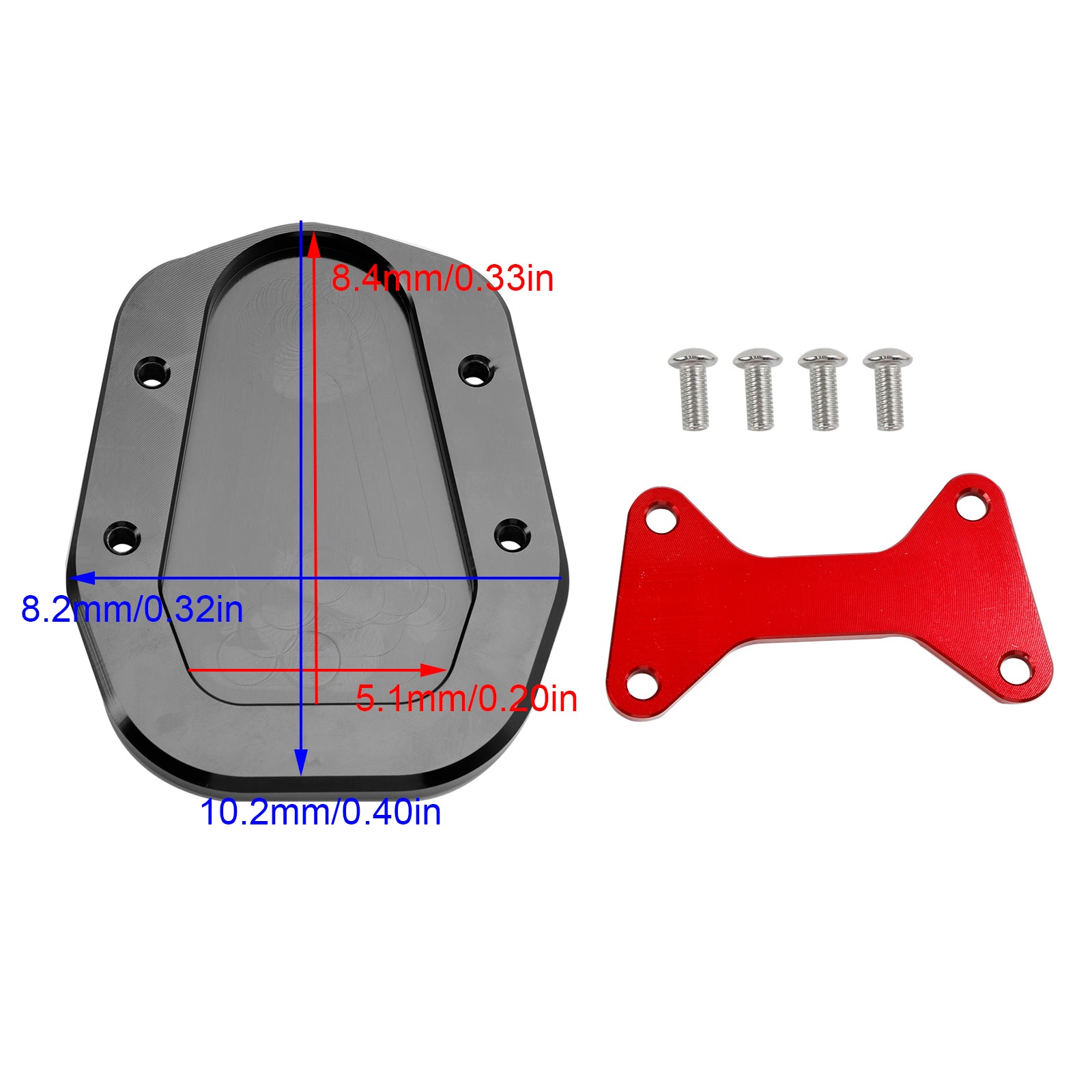 23-14 HONDA CT125 Hunter Cub Trail 125 Piastra di ingrandimento del cavalletto