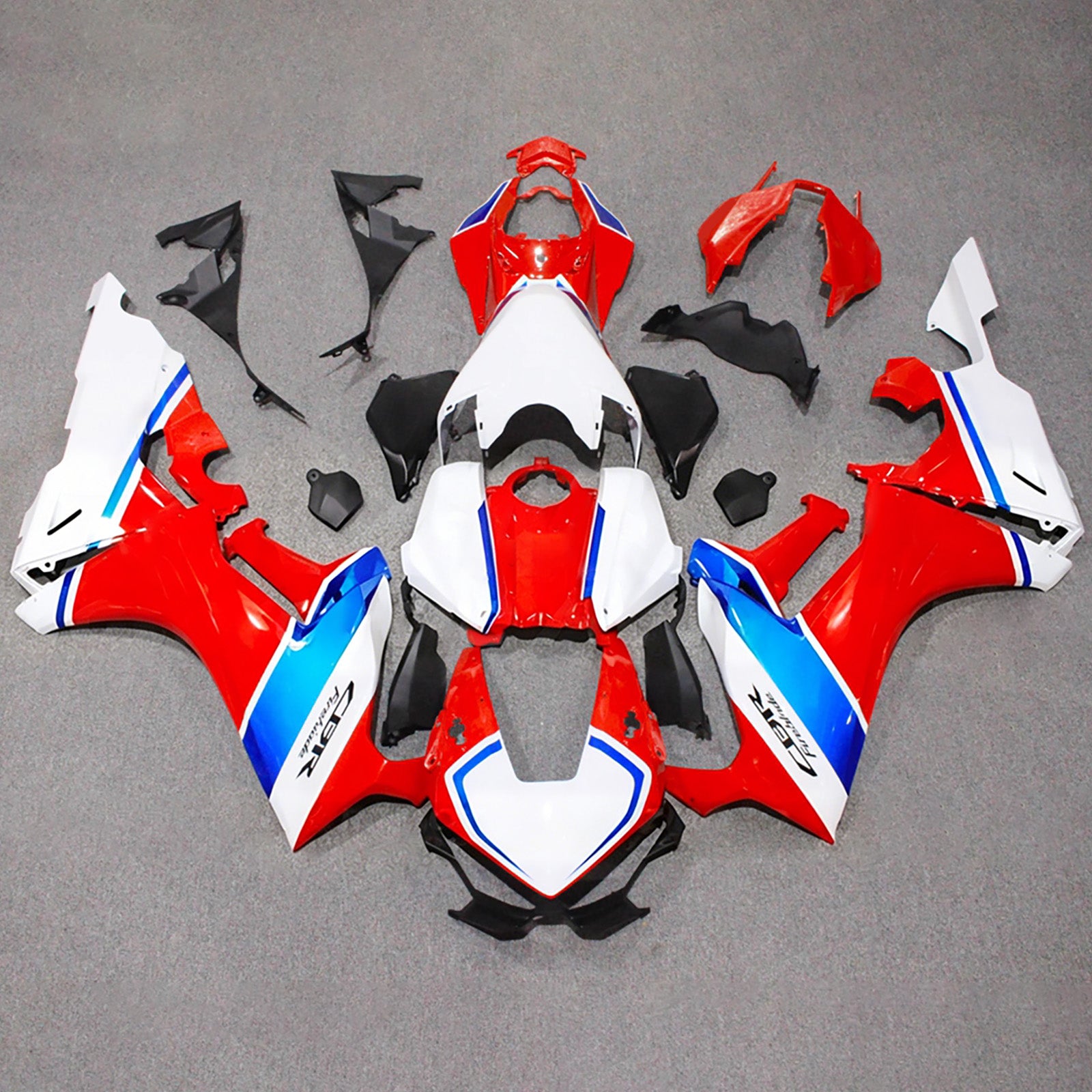 Amotopart 2017-2026 Honda CBR1000RR White/Red/Blue Fairing Kit