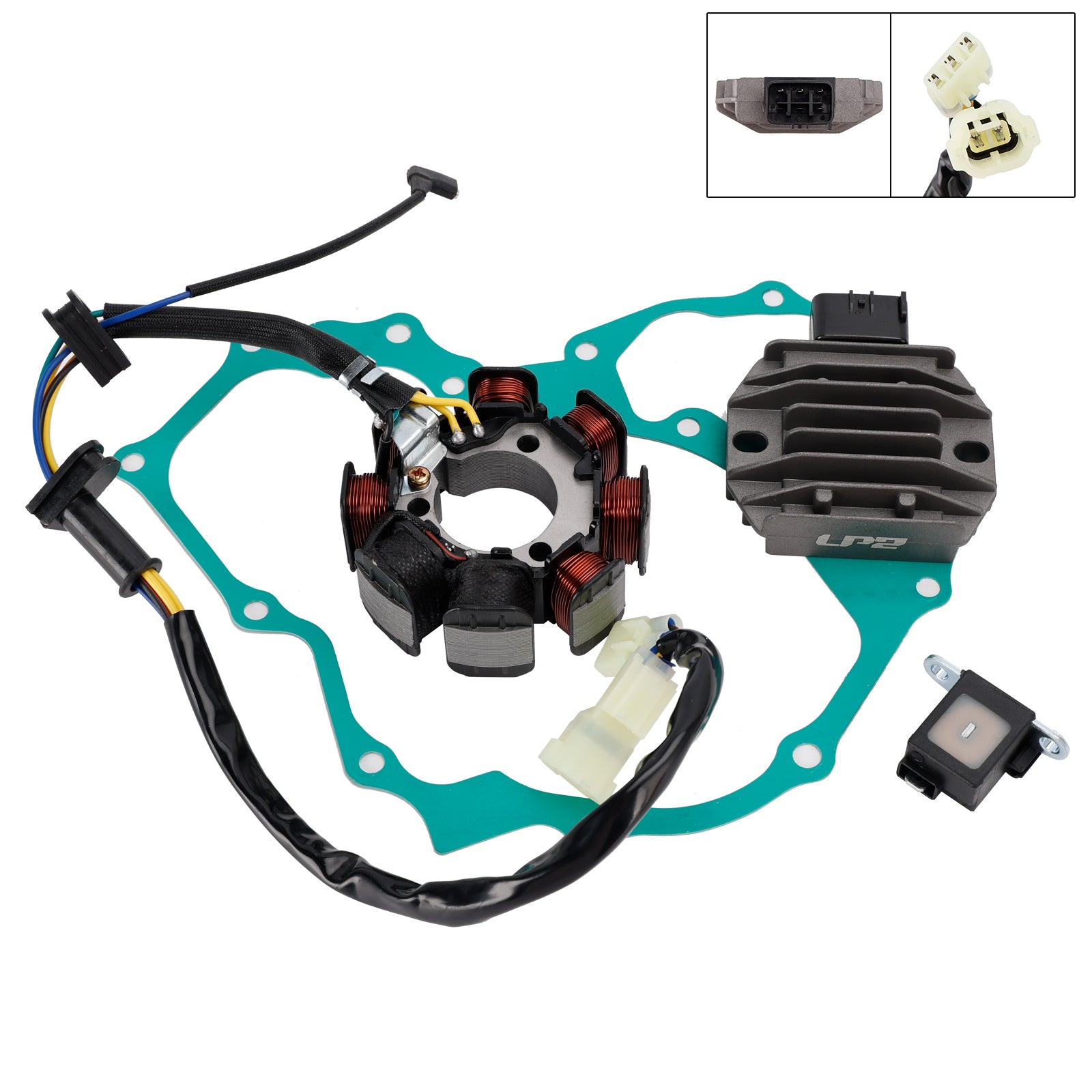 06-26 Honda TRX250X TRX250EX Sportrax 250 Stator Regulator Rectifier Gasket