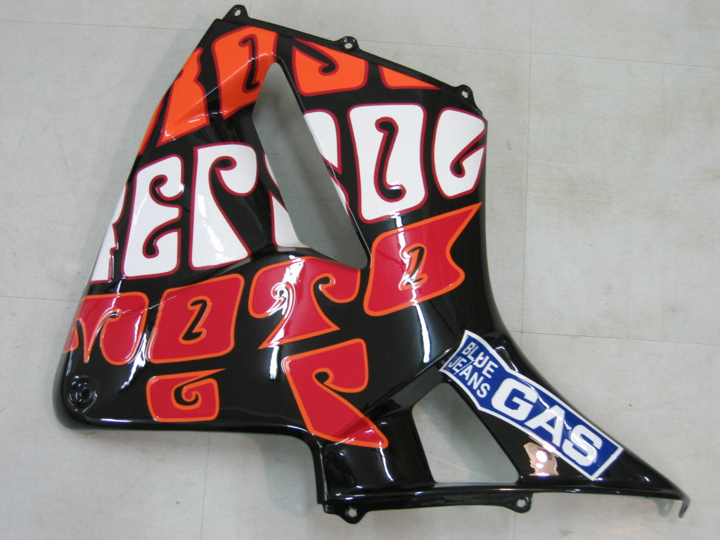 Amotopart 2005–2006 Honda CBR600RR Gelb-Rotes Verkleidungsset